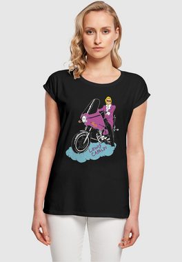 Merchcode T-Shirt Merchcode Damen Ladies Lewis Capaldi - Purple rain T-Shirt (1-tlg)