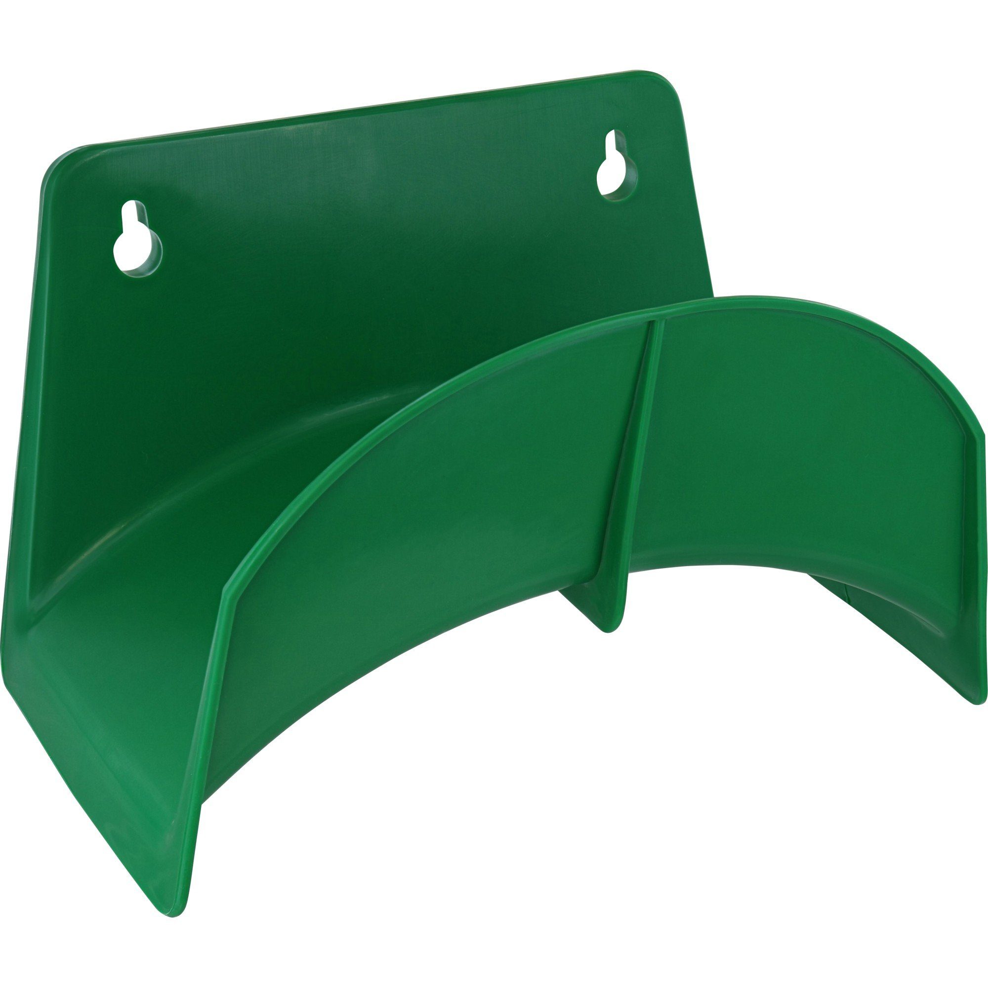 Triuso Wandschlauchhalter Schlauchhalter Schlauchhalterung, (aus schlagfestem Kunststoff, verstärkte Aufhängeösen, Schlauchaufnahme ca. 25 m (1/2"-Schlauch)
