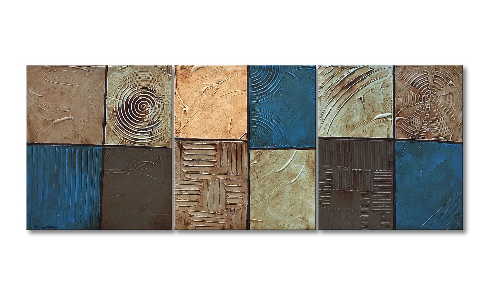 WandbilderXXL Gemälde Refreshing Moments 180 x 70 cm, Abstraktes Gemälde, handgemaltes Unikat