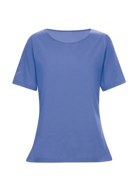 Trigema T-Shirt TRIGEMA T-Shirt DELUXE Baumwolle mit Kristallsteinen (1-tlg)