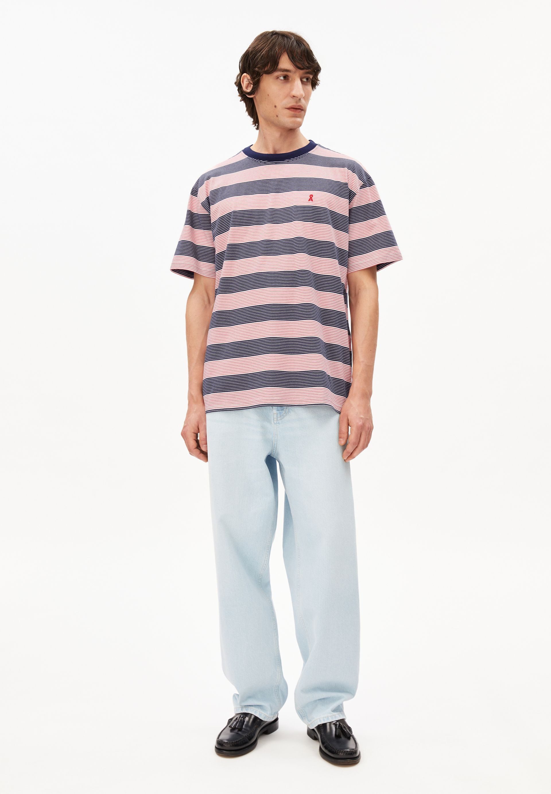 Armedangels T-Shirt MAARKOS STRIPES T-Shirt aus Bio-Baumwolle Relaxed Fit