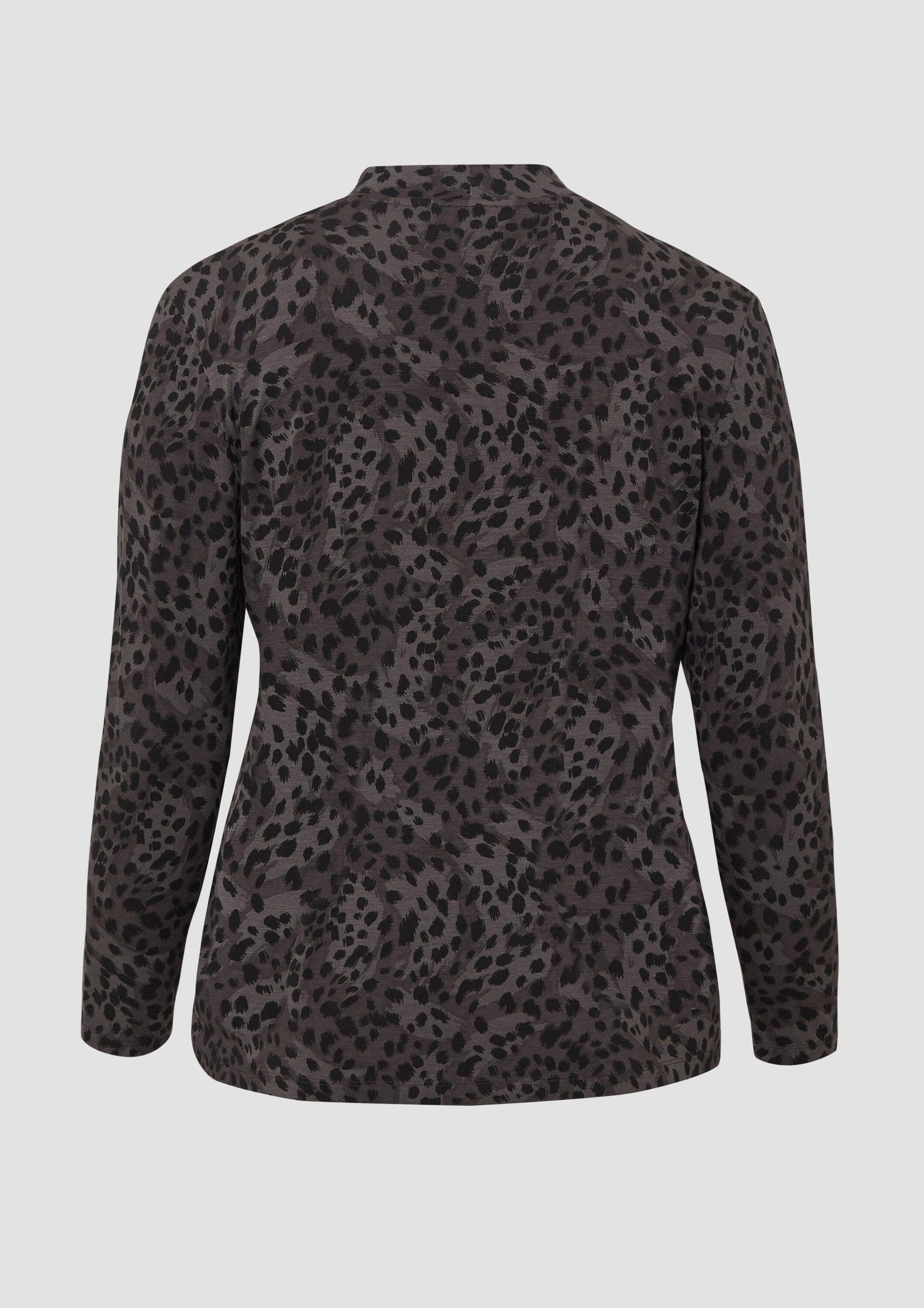 s.Oliver Langarmshirt T-Shirt Fließendes Longsleeve mit günstig online kaufen