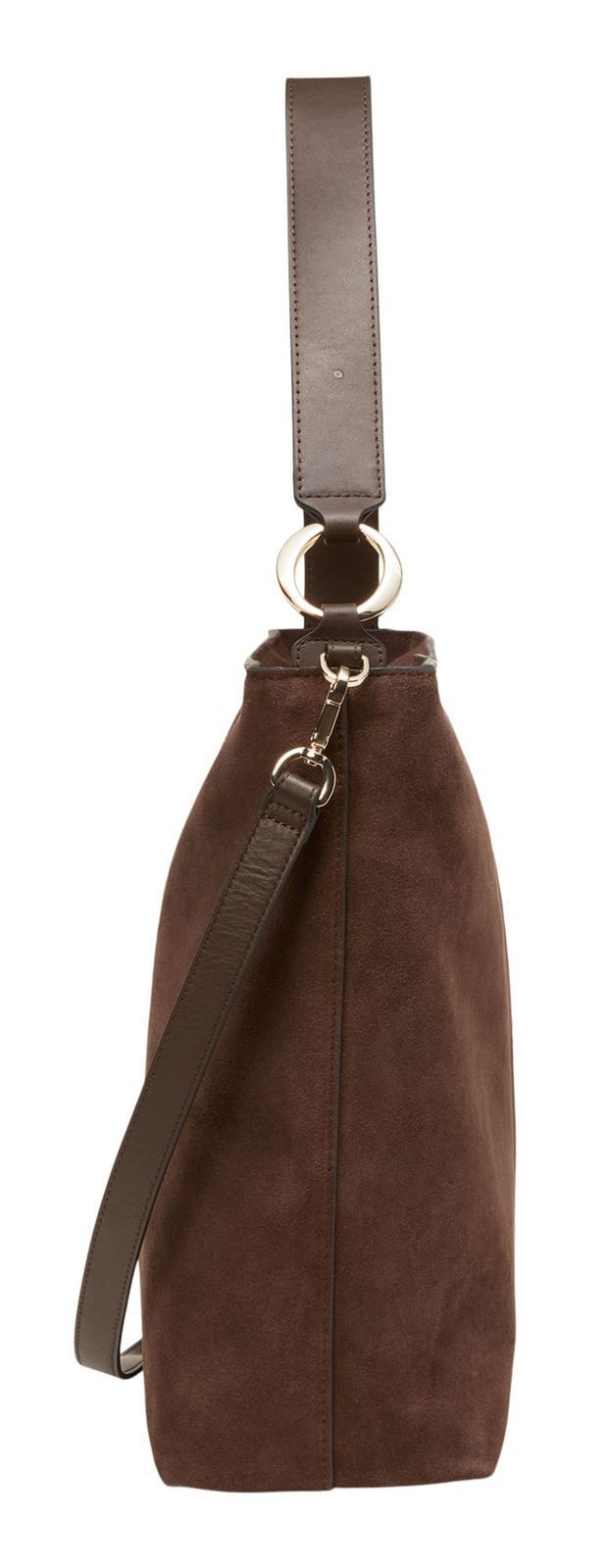 Marc O'Polo Schultertasche Hobo Bag, aus echtem Rindsleder