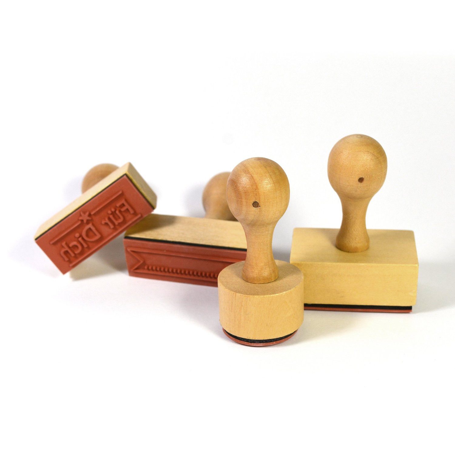 Frau WUNDERVoll Stempel Stempel - Zum Beschriften - aus Holz, Schrift-