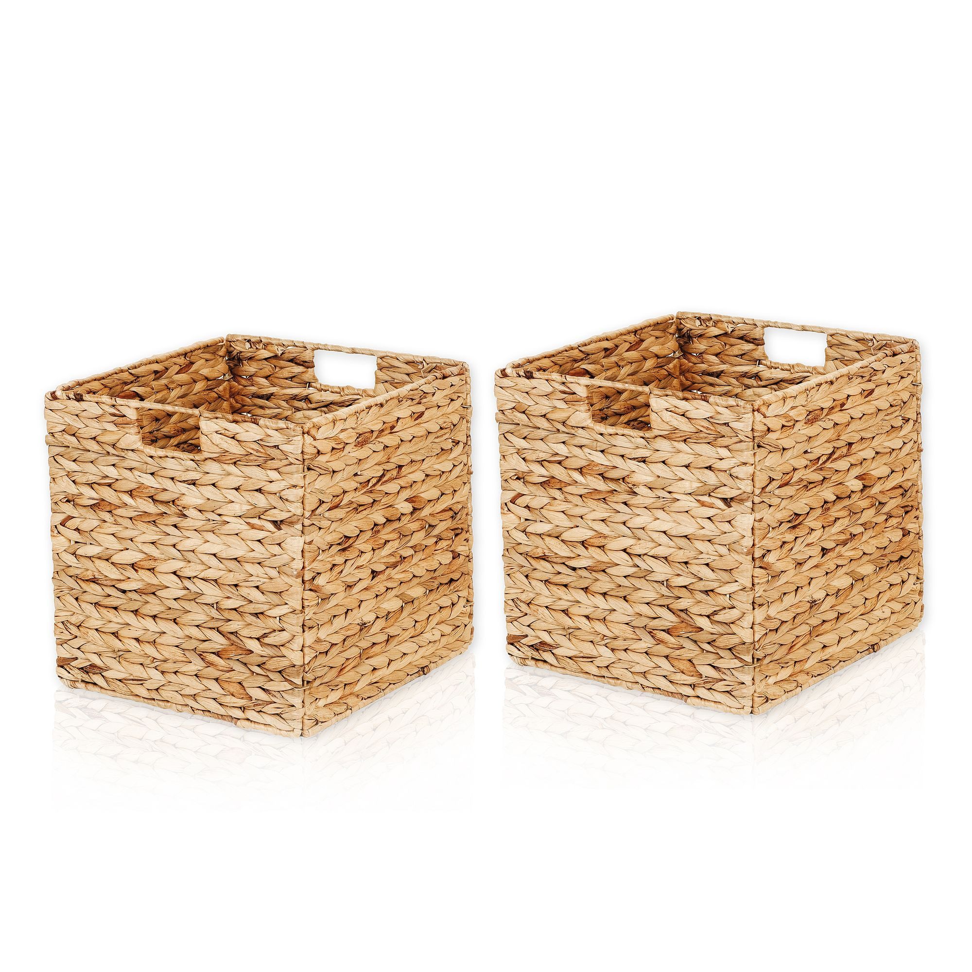 Lycce Regalkorb Kallax Einsatz Aufbewahrungskorb Quader Wasserhyazinthe nat günstig online kaufen