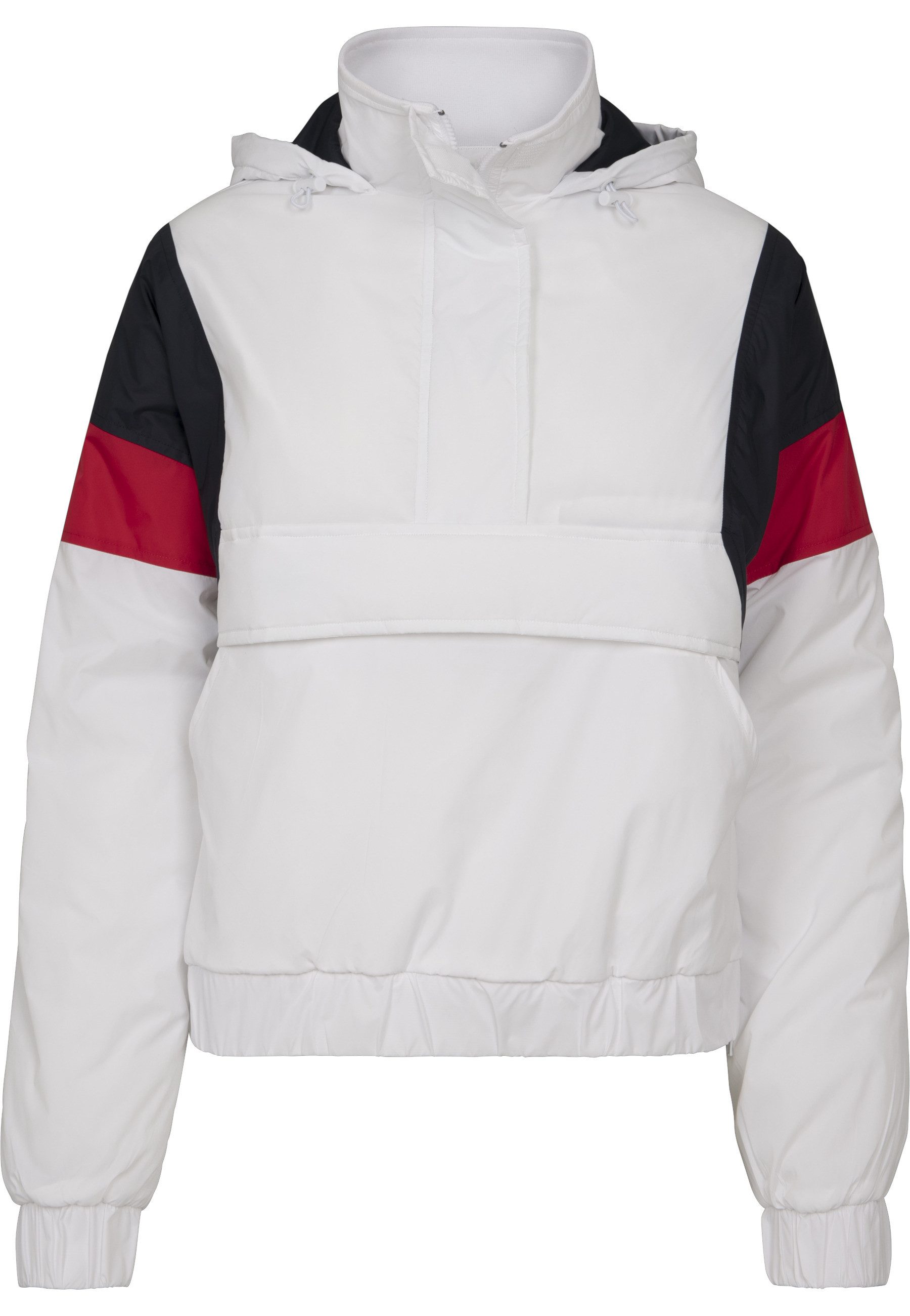 Allwetterjacke Urban Classics Damen Ladies 3-Tone Padded Pull Over Jacket