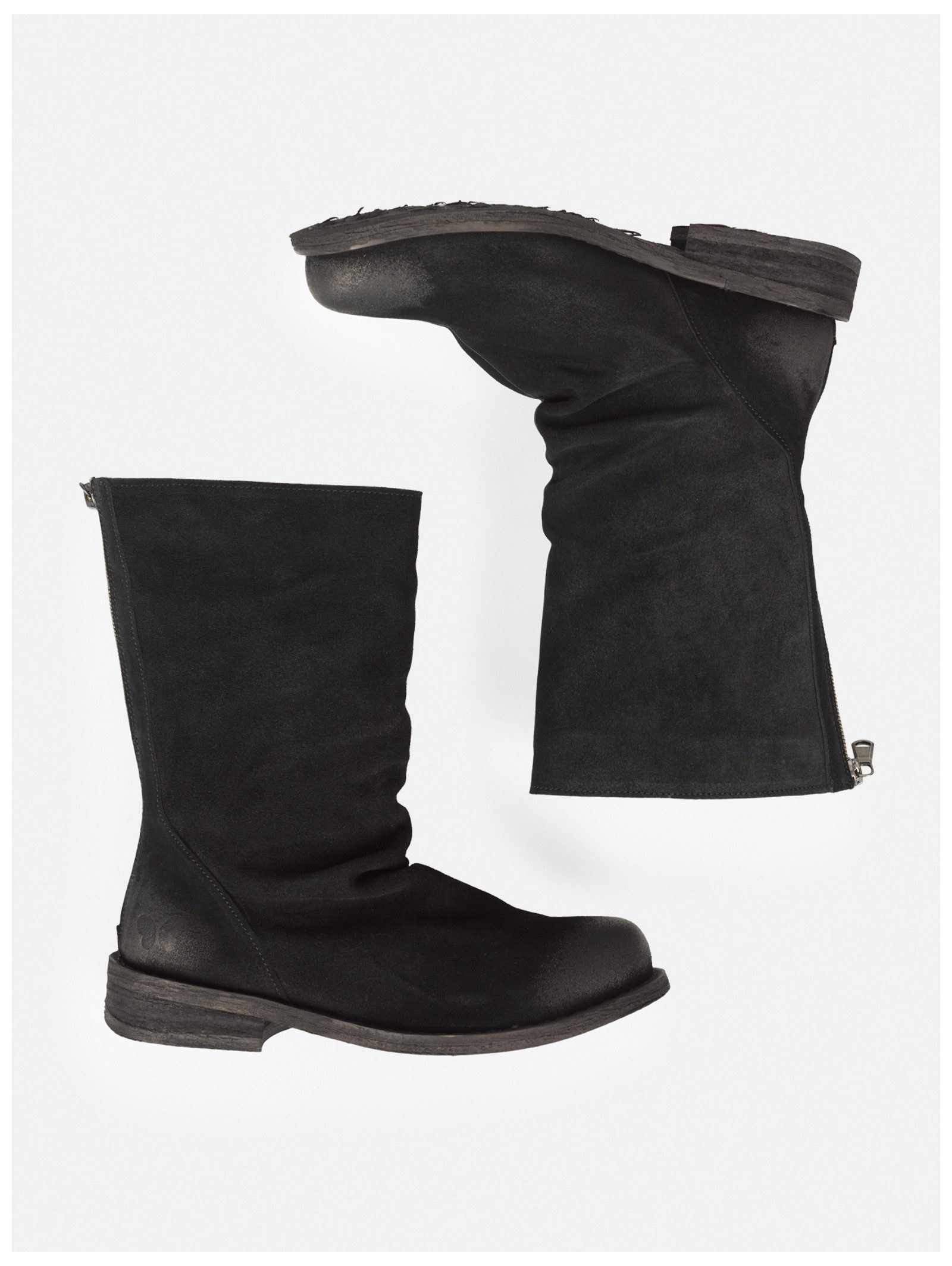 Felmini Wide Fit Stiefel Veloursleder . Stiefel