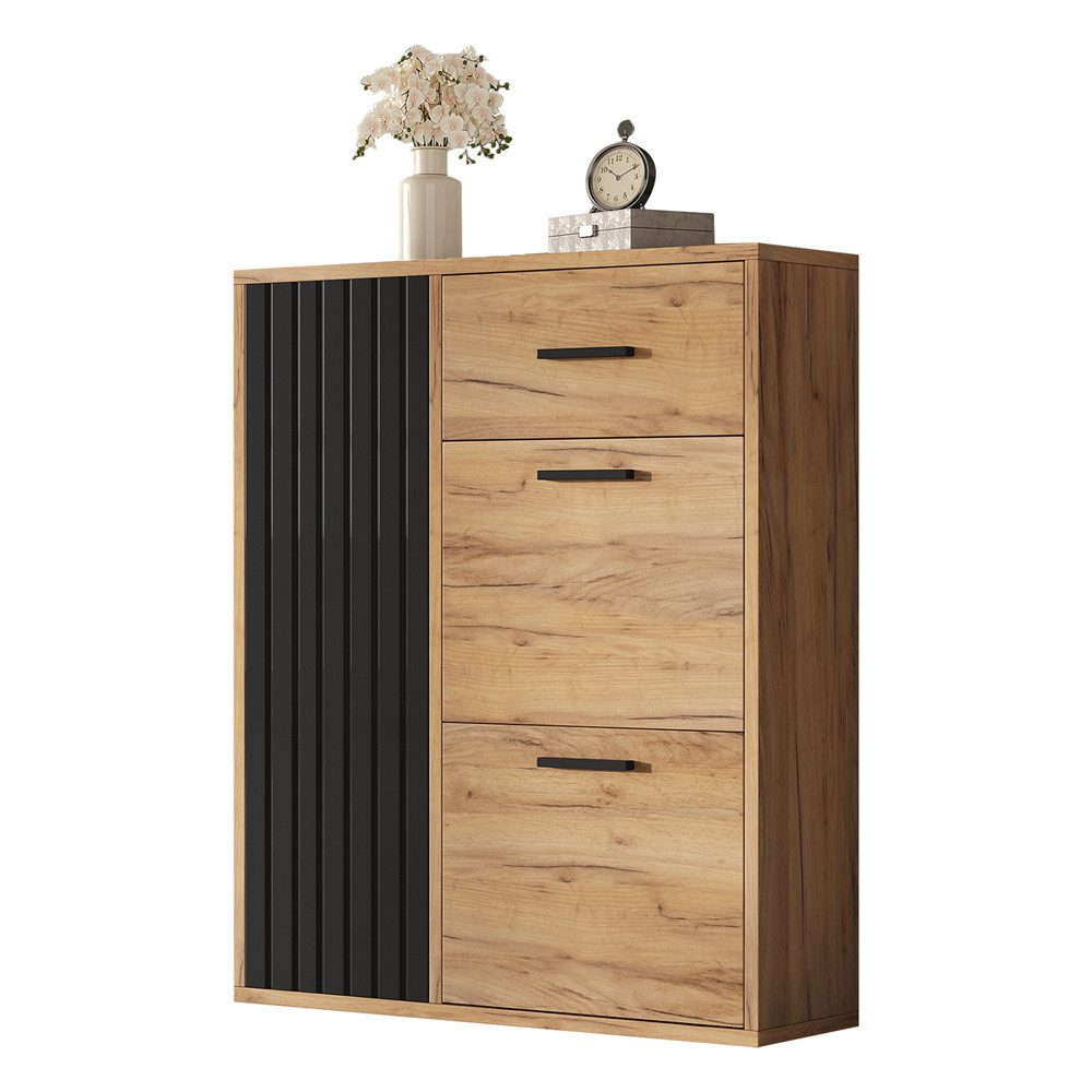 MODFU Garderoben-Set Wandgarderobe Kleiderschrank Schuhschrank, (mit günstig online kaufen