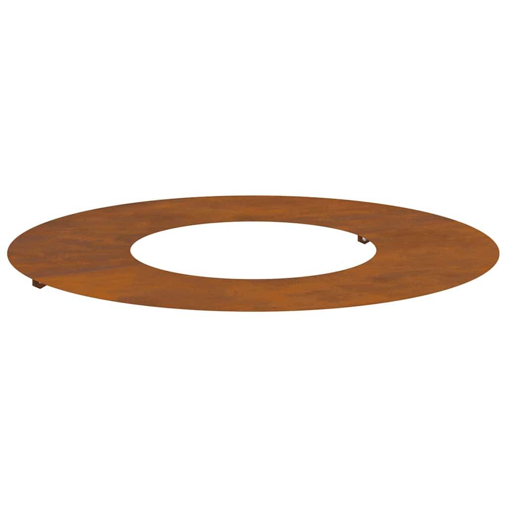 vidaXL Blumentopf Flacher Baumring Braun Ø30 günstig online kaufen