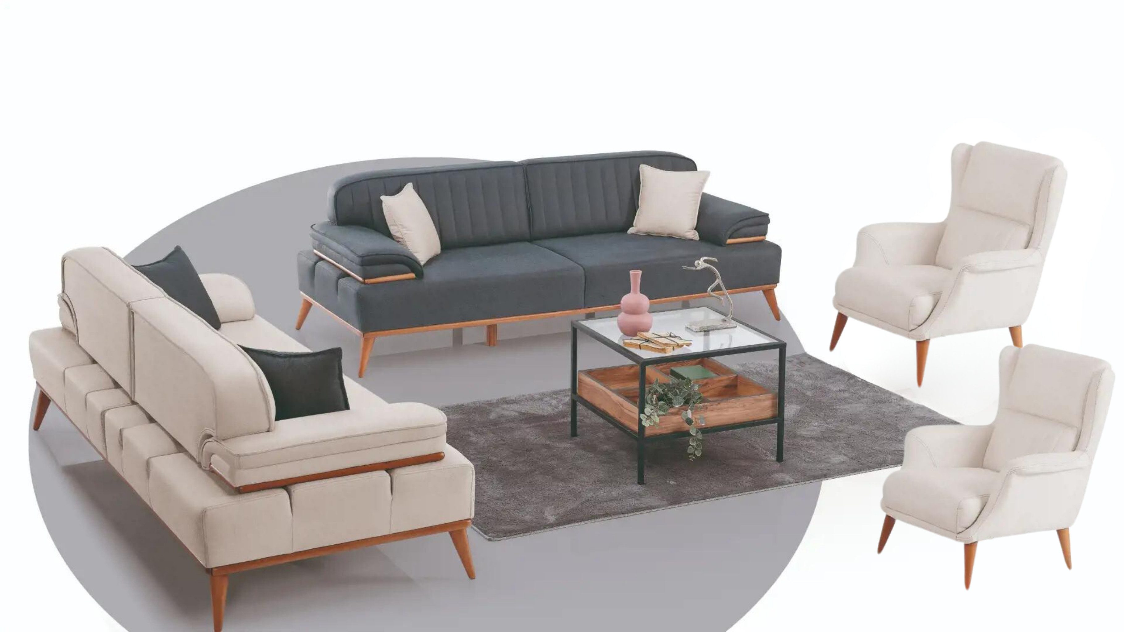 gowoll Polstergarnitur 3 Sitzer Sofa mit günstig online kaufen