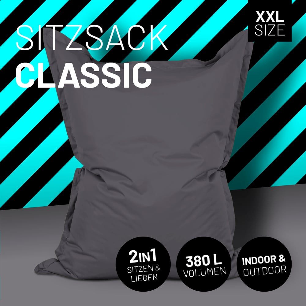 Lumaland Sitzsack XXL Bean Bag Riesen-Sitzkissen 380L 140x180cm Special Edi günstig online kaufen