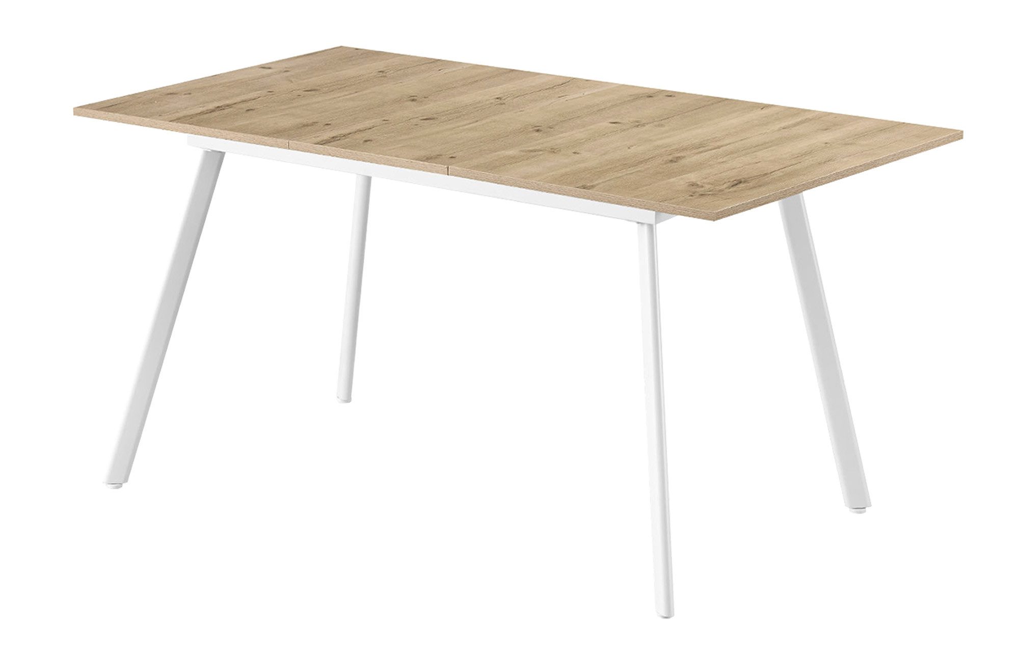 B&D home Esstisch Ausziehtisch MARA, Metallgestell oder Holzgestell, ausziehbar 120-160cm, 4-6 Personen