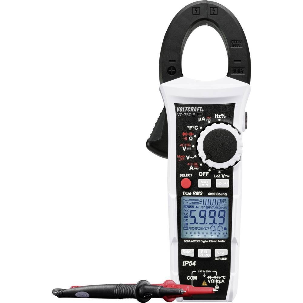 (IP54) Spritzwassergeschützt Stromzange, VOLTCRAFT Multimeter