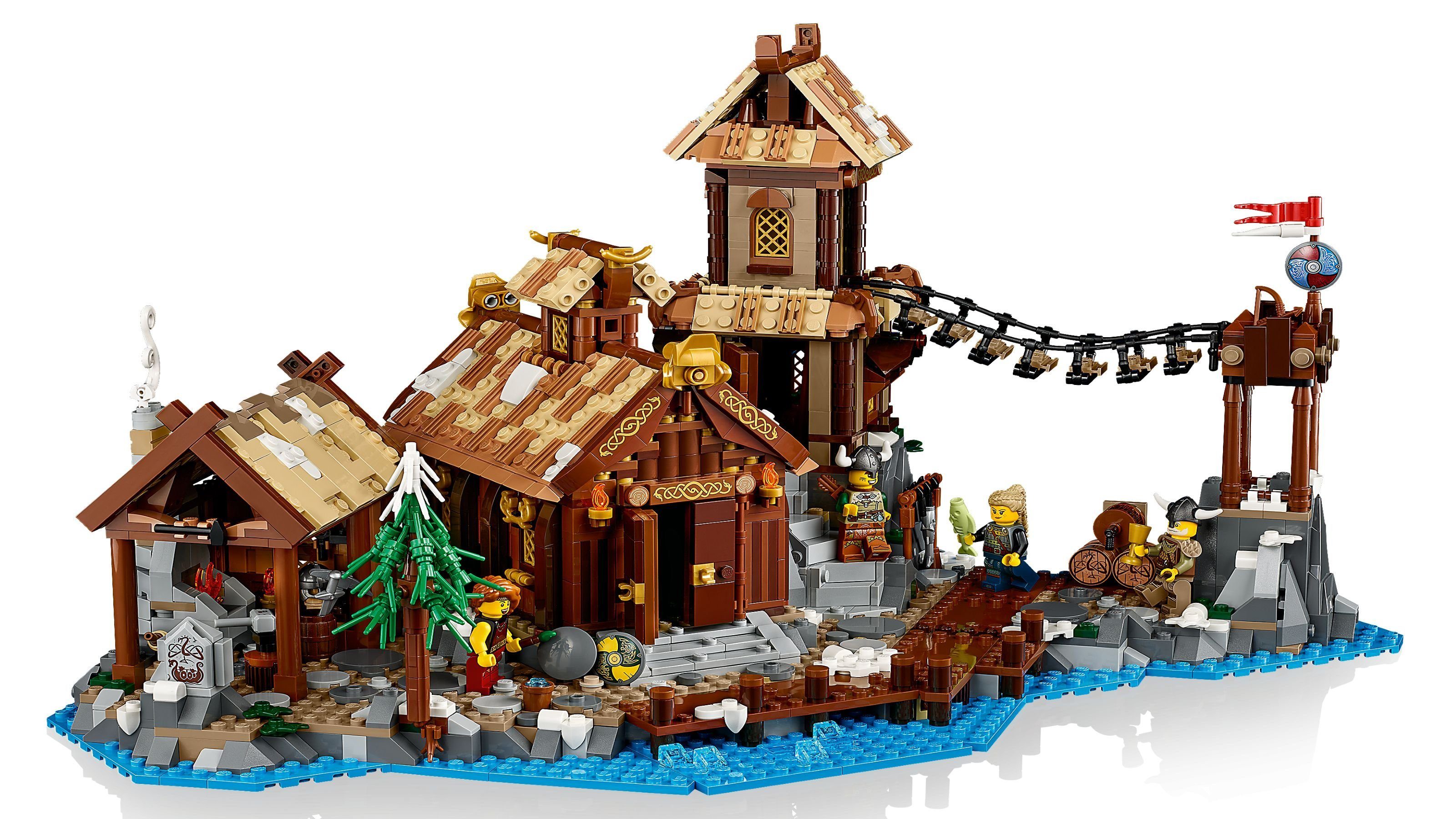 LEGO® Ideas 21343 Wikingerdorf Konstruktionsspielsteine günstig online kaufen