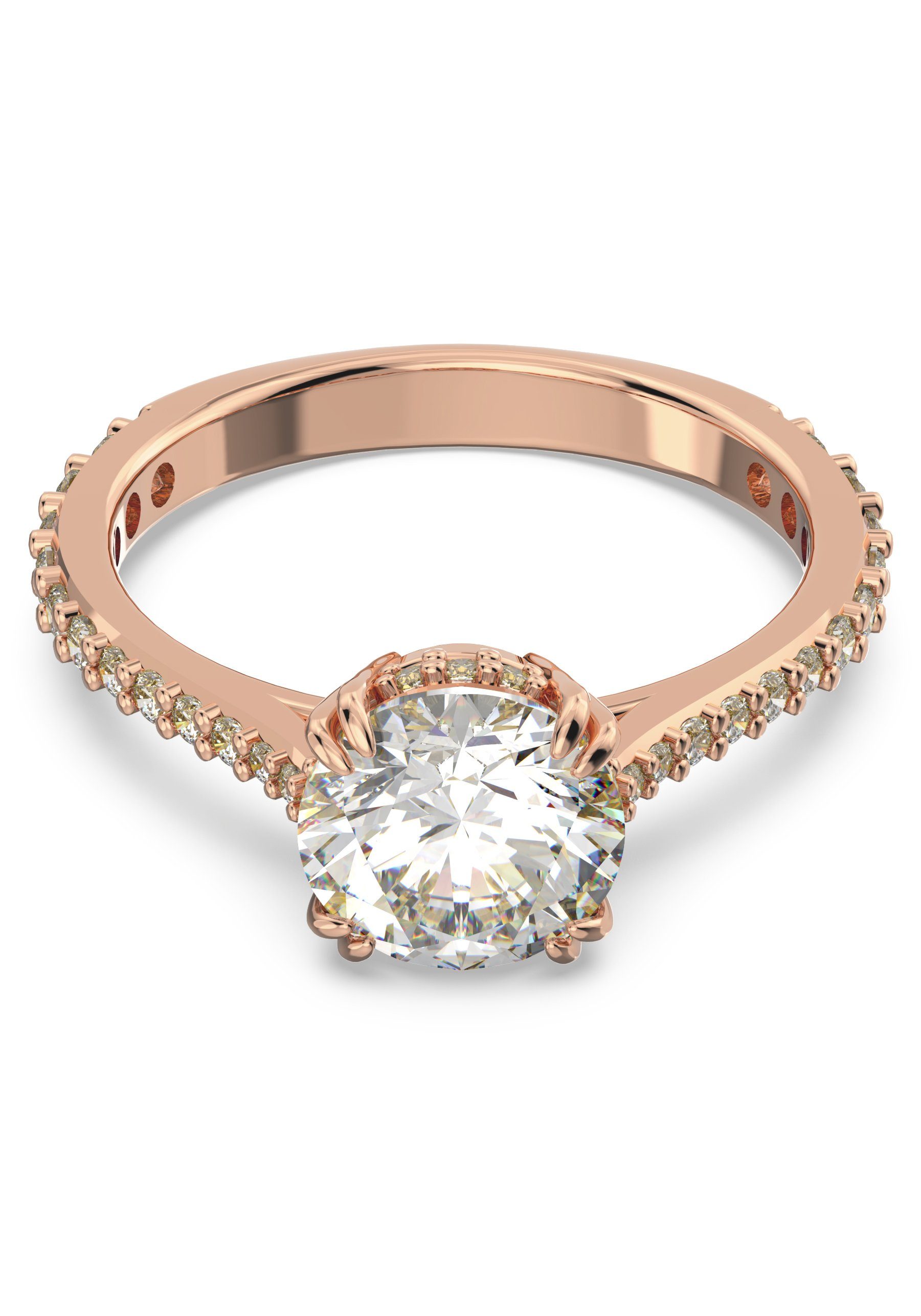 Swarovski Fingerring Stilla Round Cocktailring, mit Swarovski® Kristall günstig online kaufen