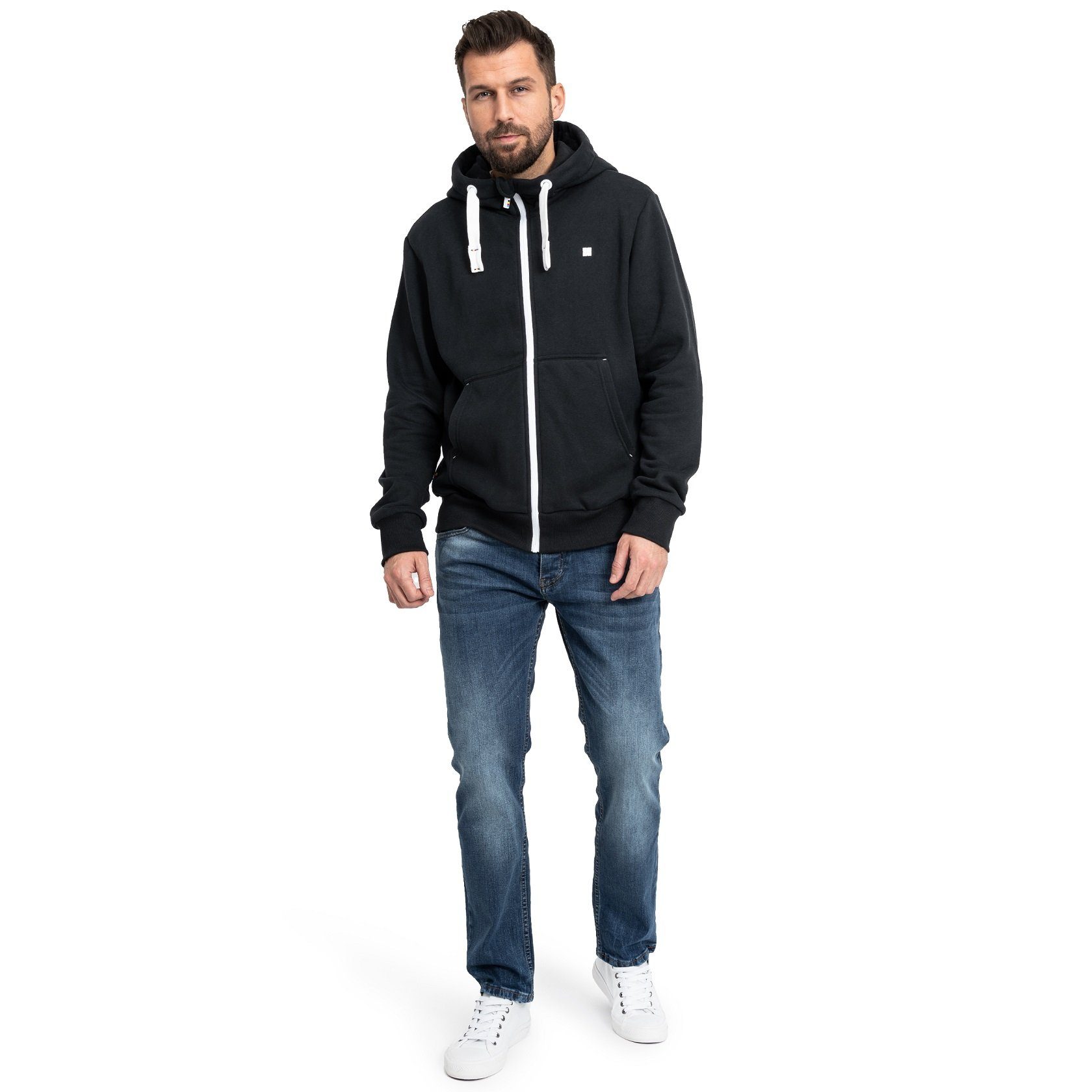 DEPROC Active Longpullover FinnDC Herren Zip-Hoodie