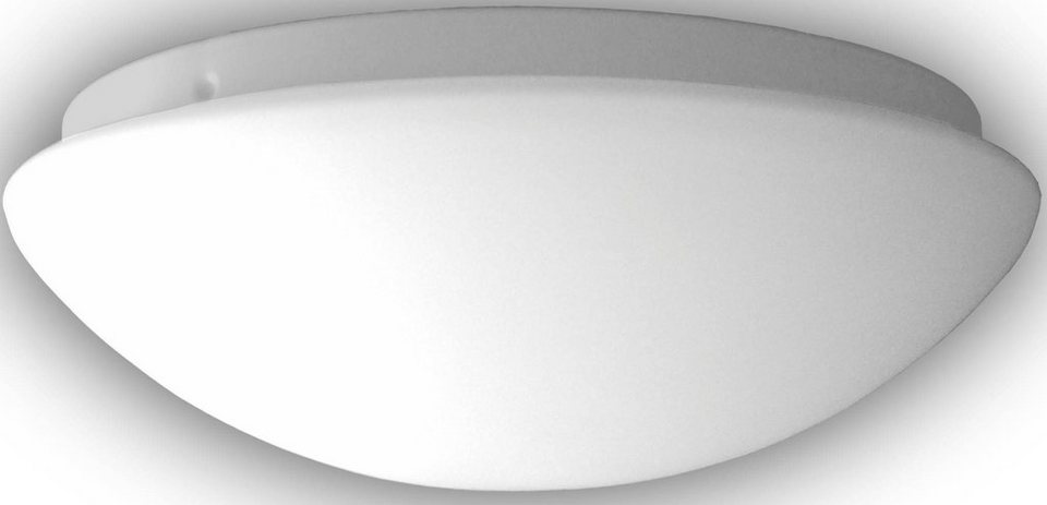niermann Deckenleuchte Nurglasleuchte Opal matt, 35 cm, LED, HF Sensor, LED  wechselbar, Warmweiß