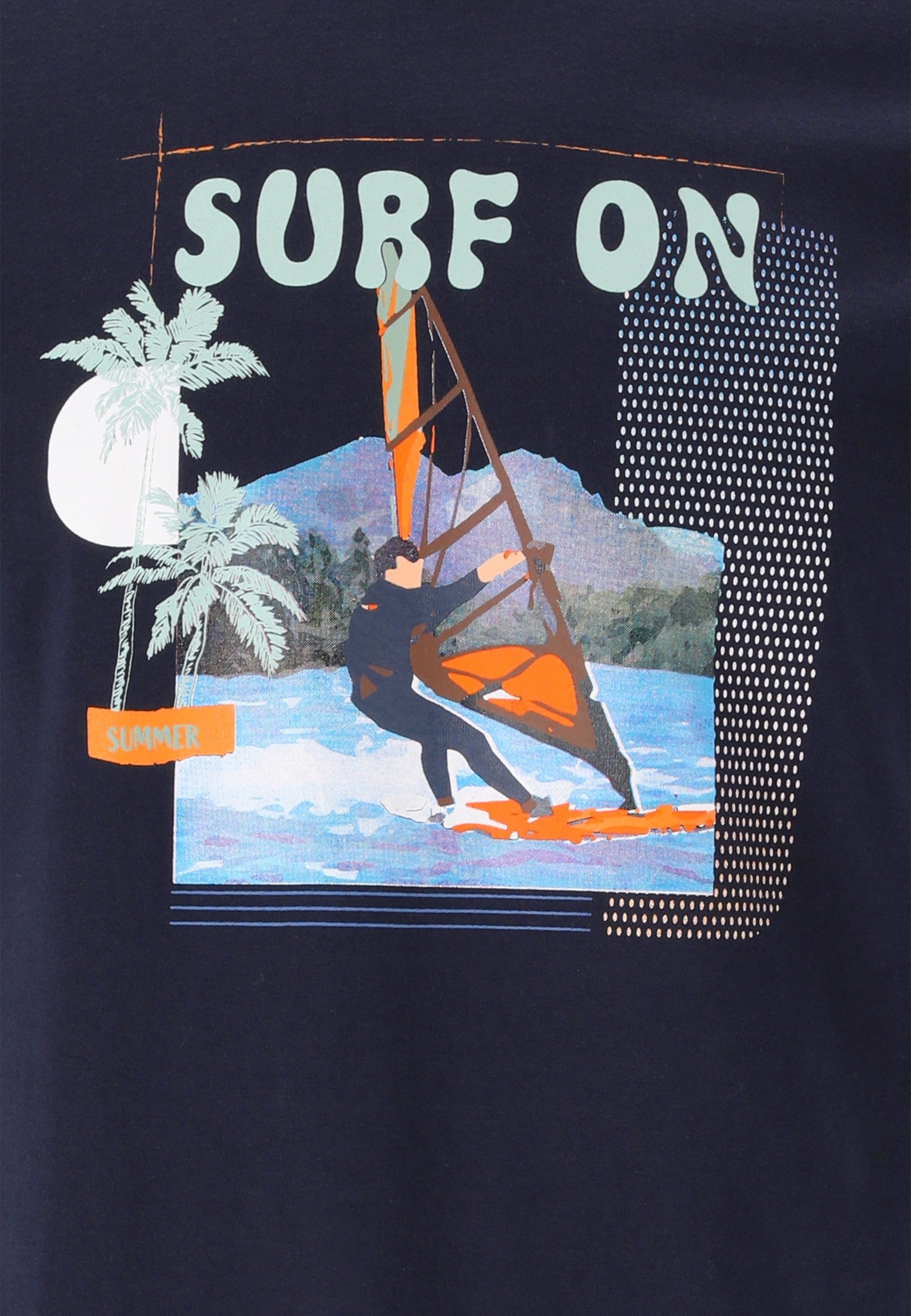 CRUZ Funktionsshirt Desmond mit hippem Print und reiner Baumwollqualität
