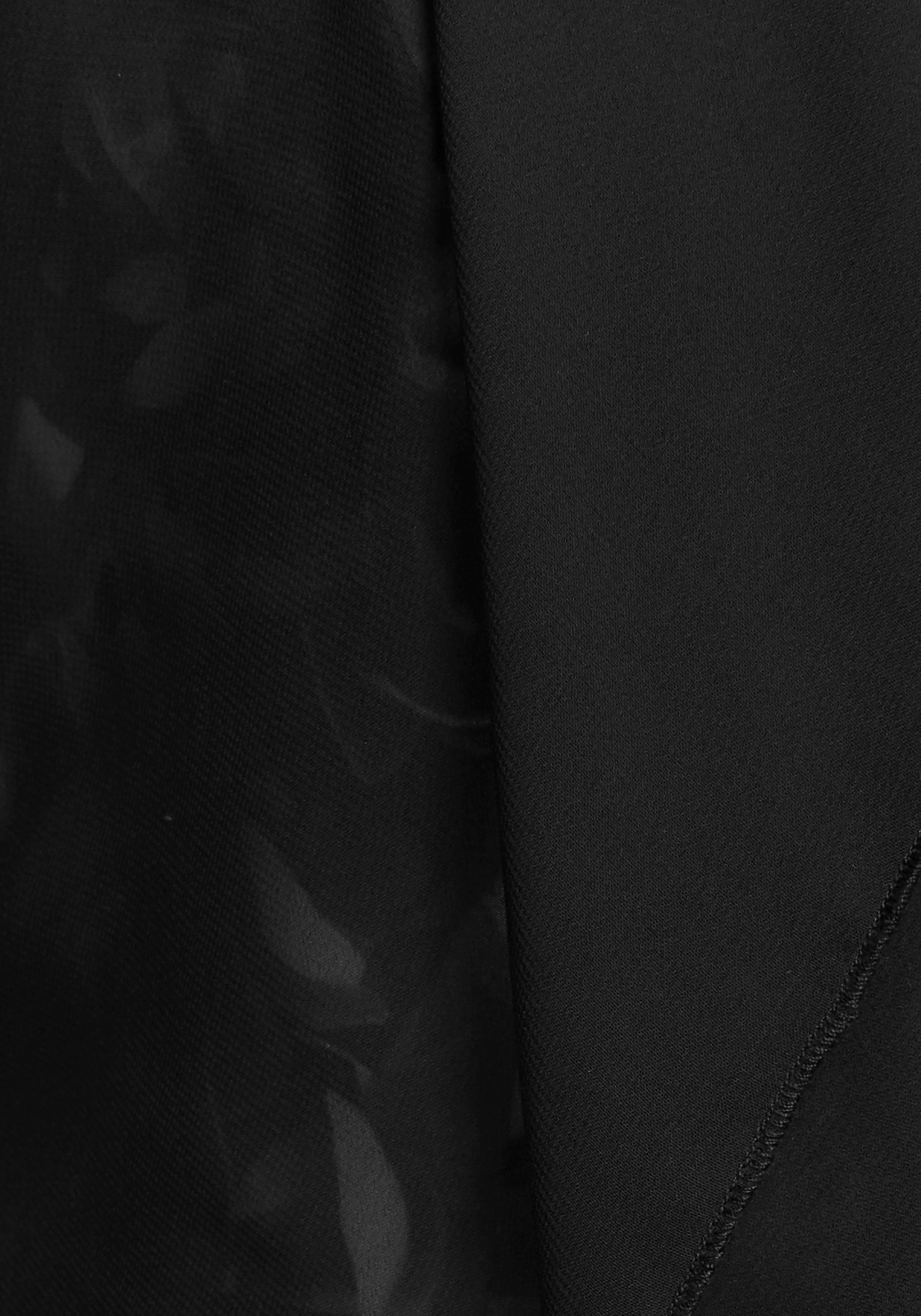 Aniston Bolero Vorderteil schwarz transparentem mit leicht SELECTED
