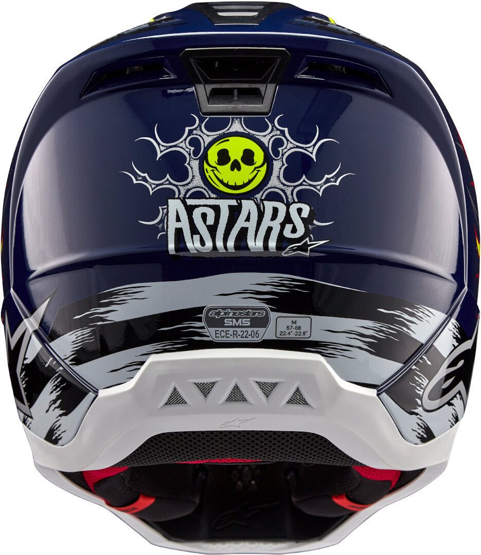 Alpinestars Motocrosshelm S-M5 Rash Motocross Helm, Notfallsystem-Polsterung (EQRS)
