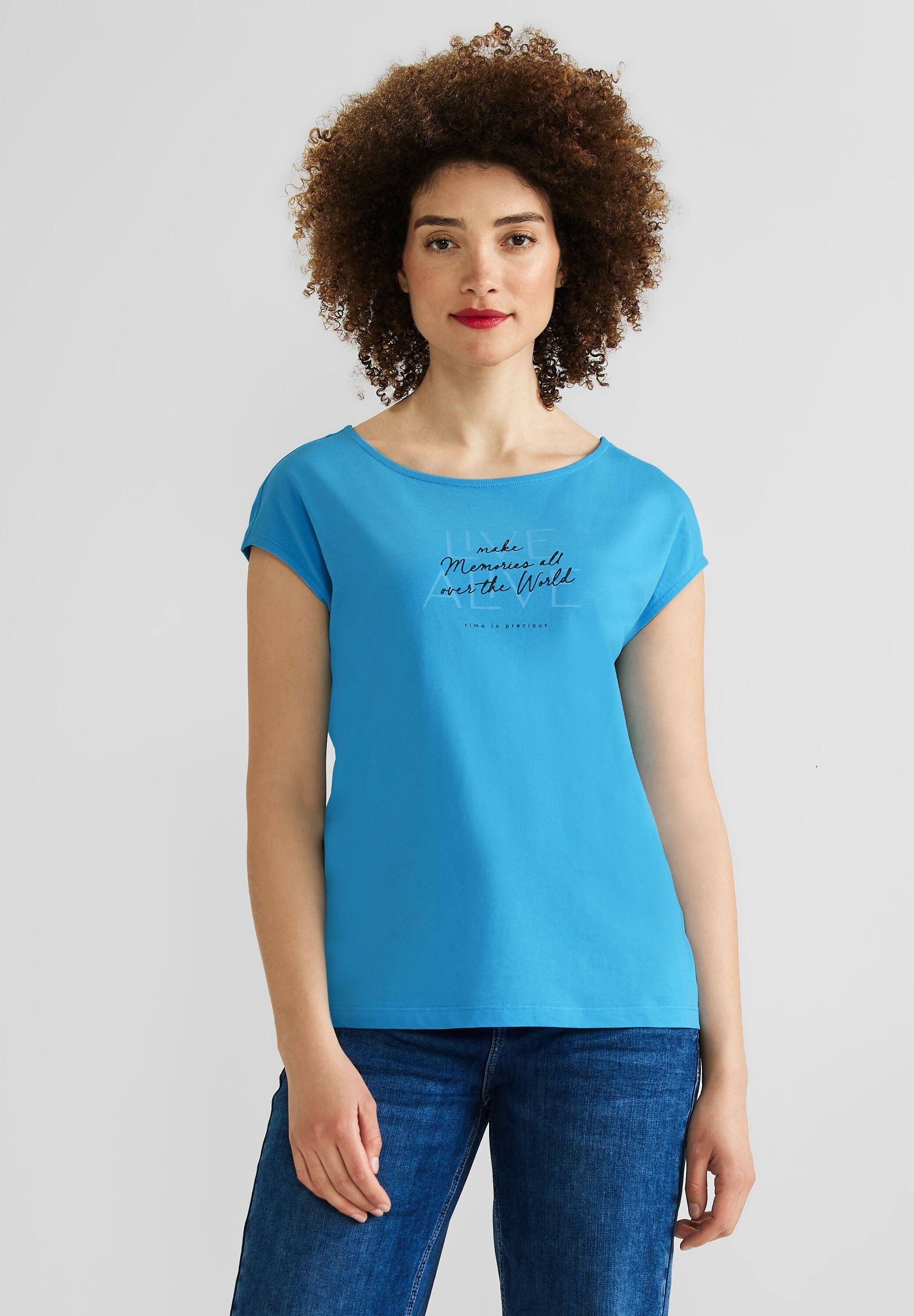 STREET blue splash T-Shirt ONE