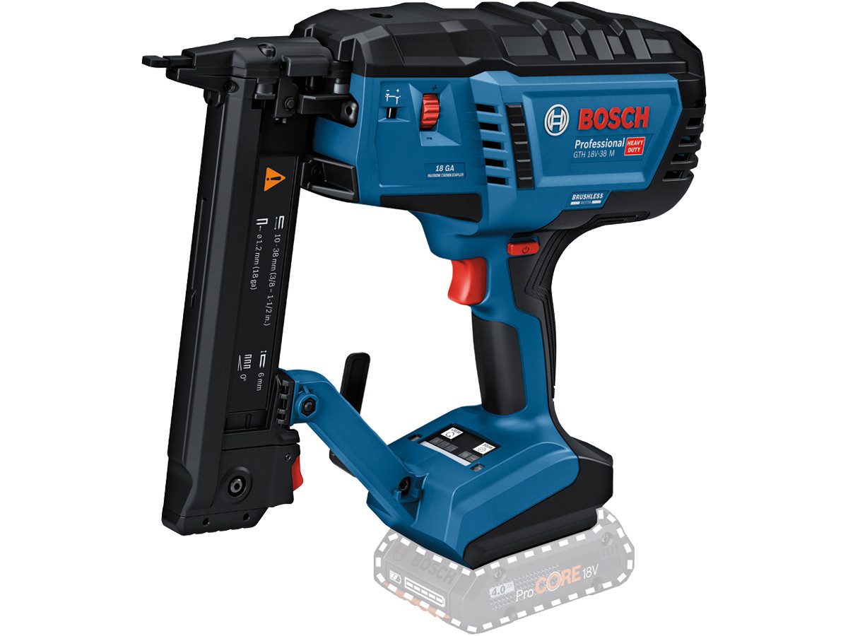 Bosch Professional Nagler GTH 18 V-38 M, Basisversion (ohne Akku und Netzteil)