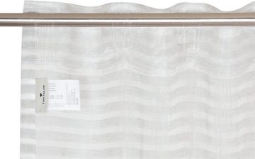 Vorhang Natural Stripe, TOM TAILOR HOME, verdeckte Schlaufen (1 St), transparent, transparent