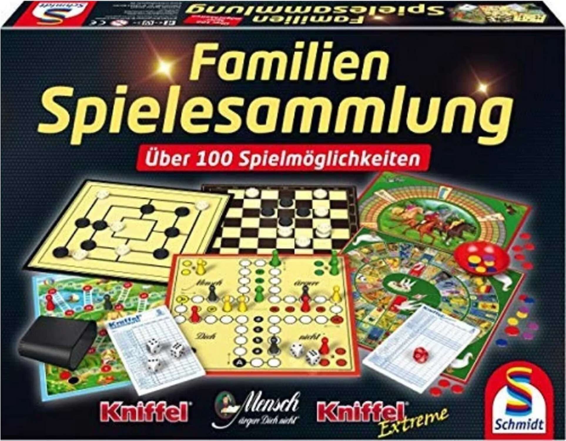Spiel Familienspielesammlung 100 Spielmöglichkeiten Klassiker