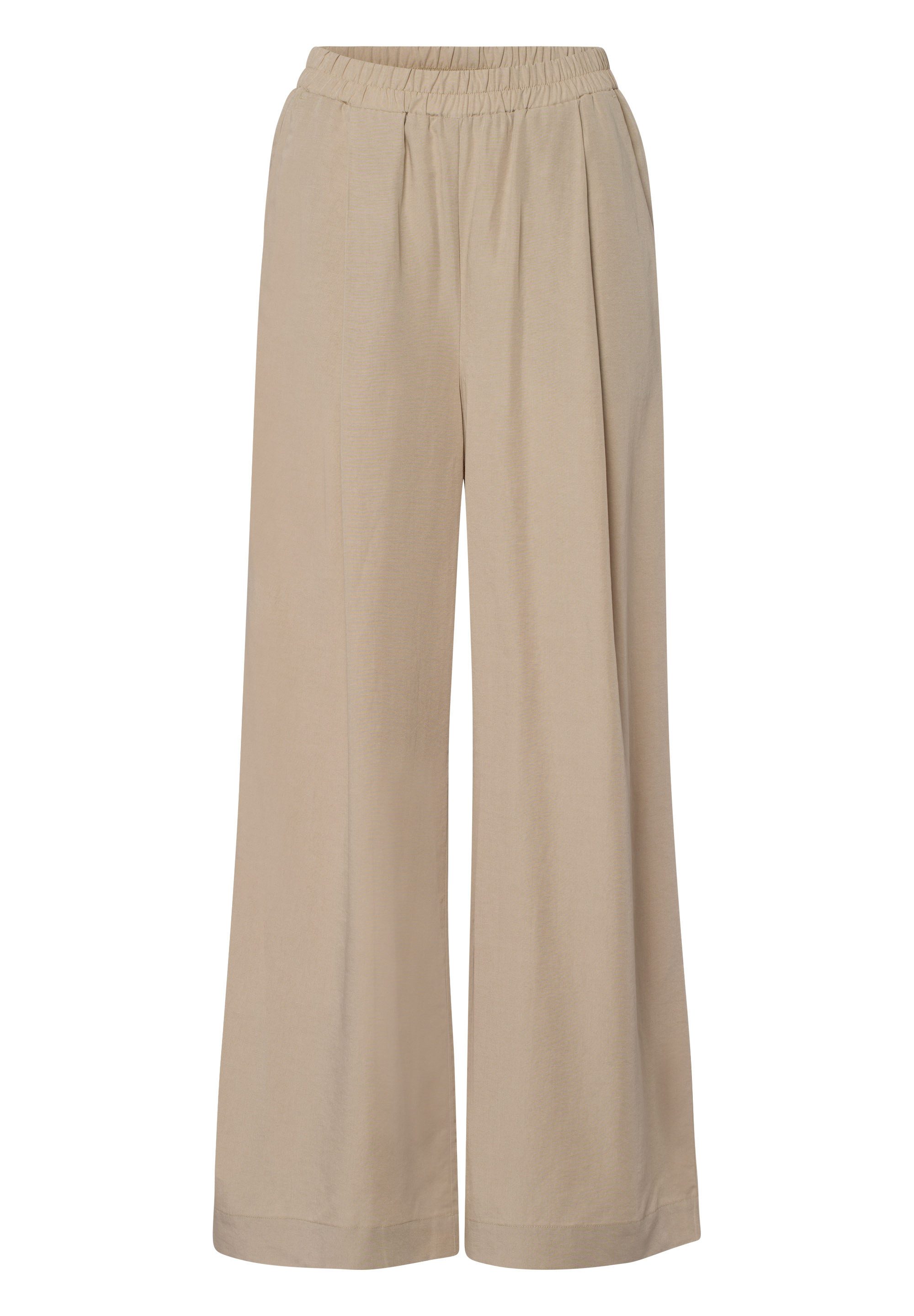 Les Lunes Stoffhose GEORGIA Wide Leg Pants Linen weite Passform, bequem, Relaxed Fit, edel schimmernder Leinen Mix