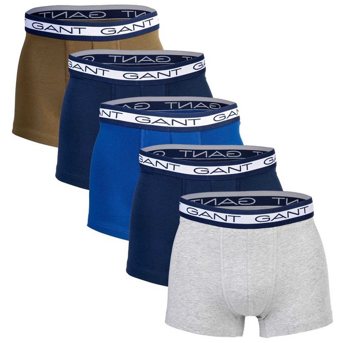 Gant Boxer Herren Boxer Shorts 5er Pack - Basic Trunks
