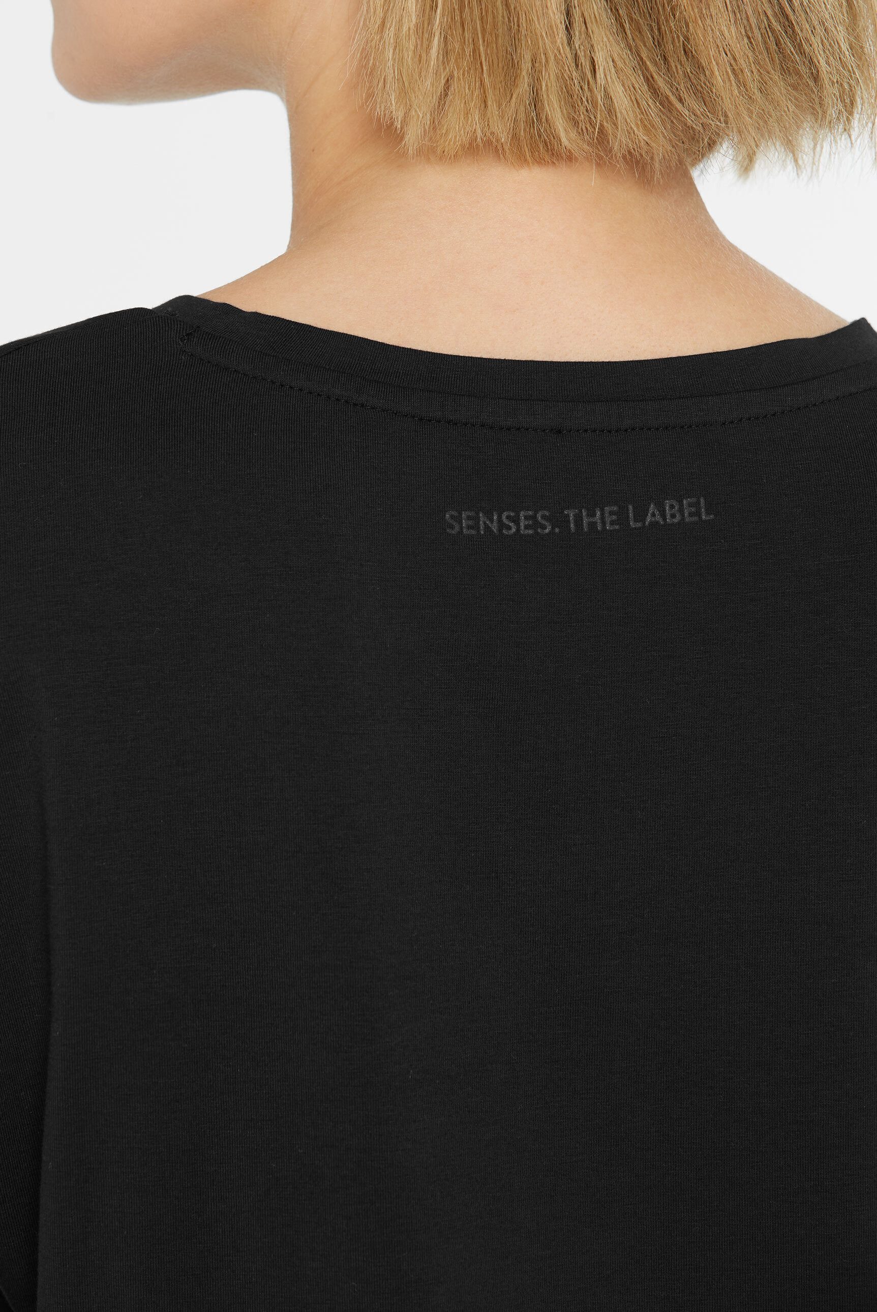 SENSES.THE LABEL Rundhalsshirt mit überschnittenen Schultern