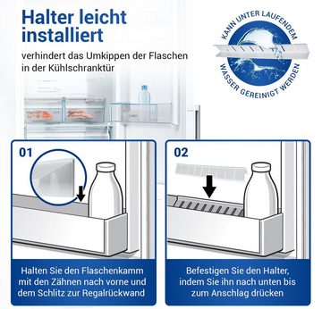 VIOKS Flaschenablage Haltekamm Ersatz für Bosch 00791396, für Türfach unten in Kühlschrank