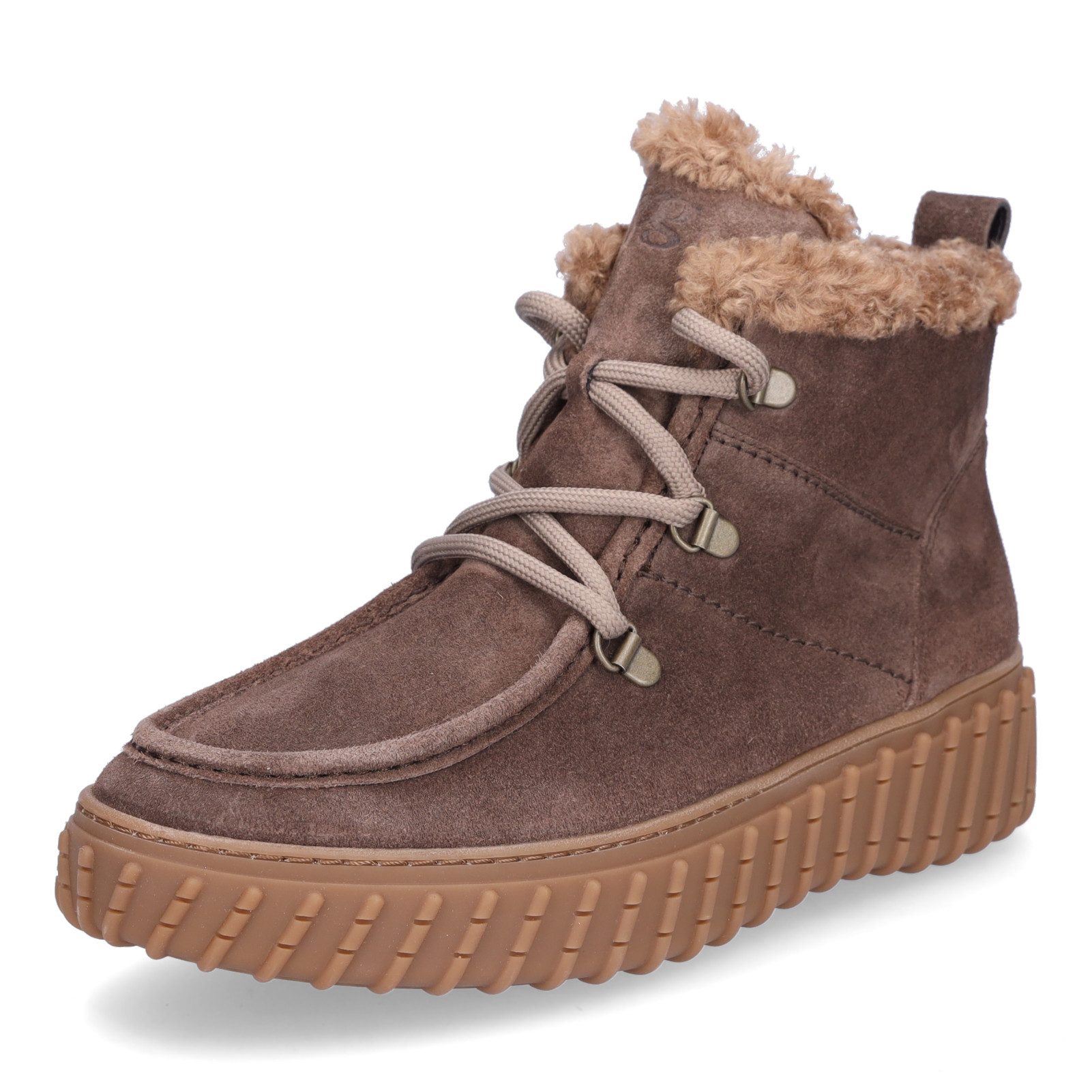 Paul Green Damen Schnürboot braun Schnürboots