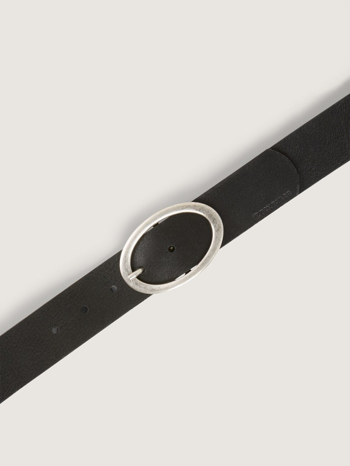 TOM TAILOR Ledergürtel Belts TTRUBY Ledergürtel mit ovaler Dornschließe