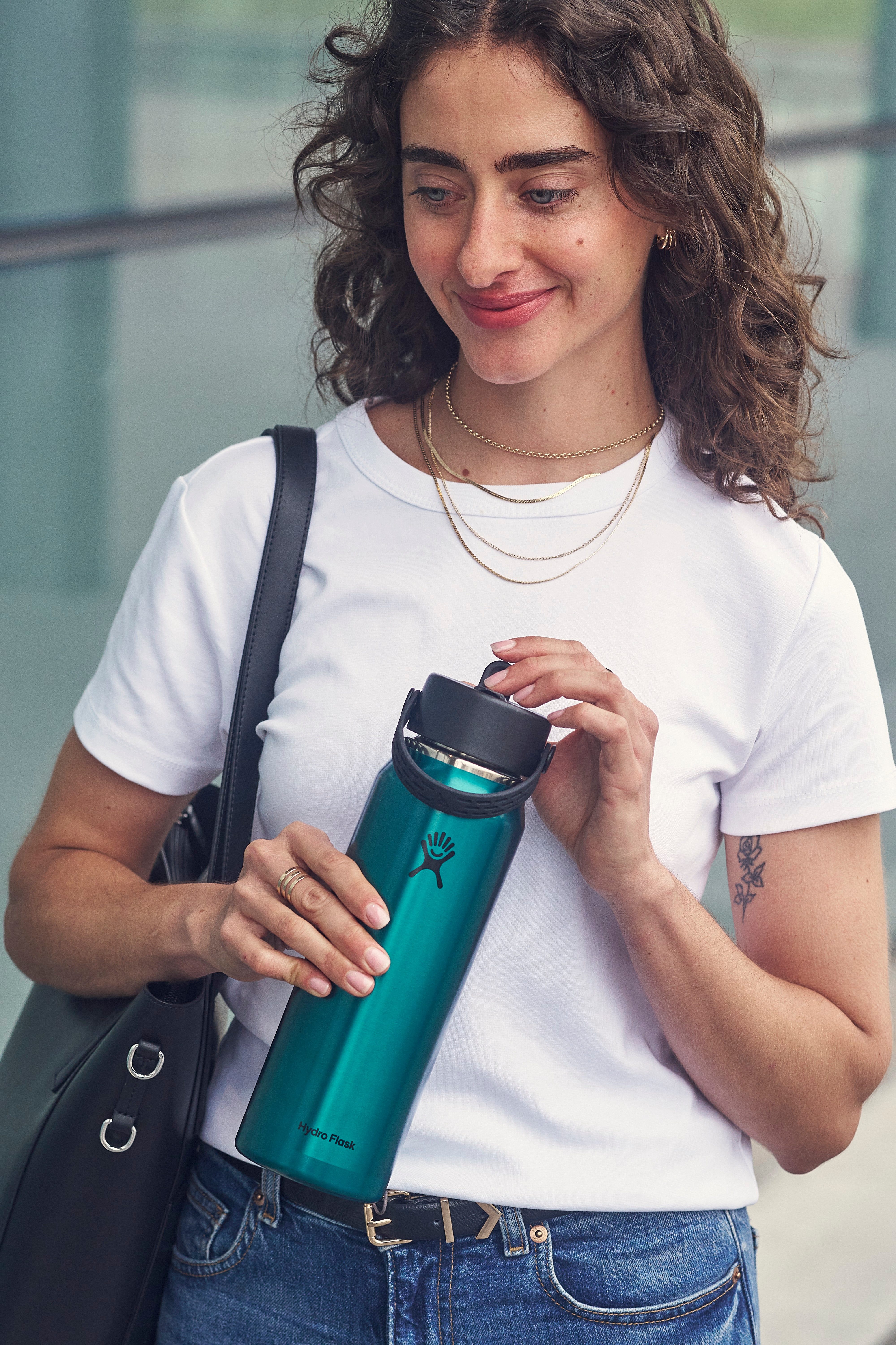 Hydro Flask Trinkflasche 32 OZ Lightweight Wide Flex Straw, 946 ml
