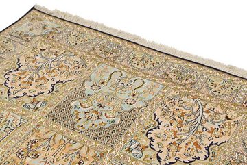 Orientteppich Orientteppich Kaschmir Seide 195x123 Handgewebter Teppich, Nain Trading, Höhe: 0.4 mm