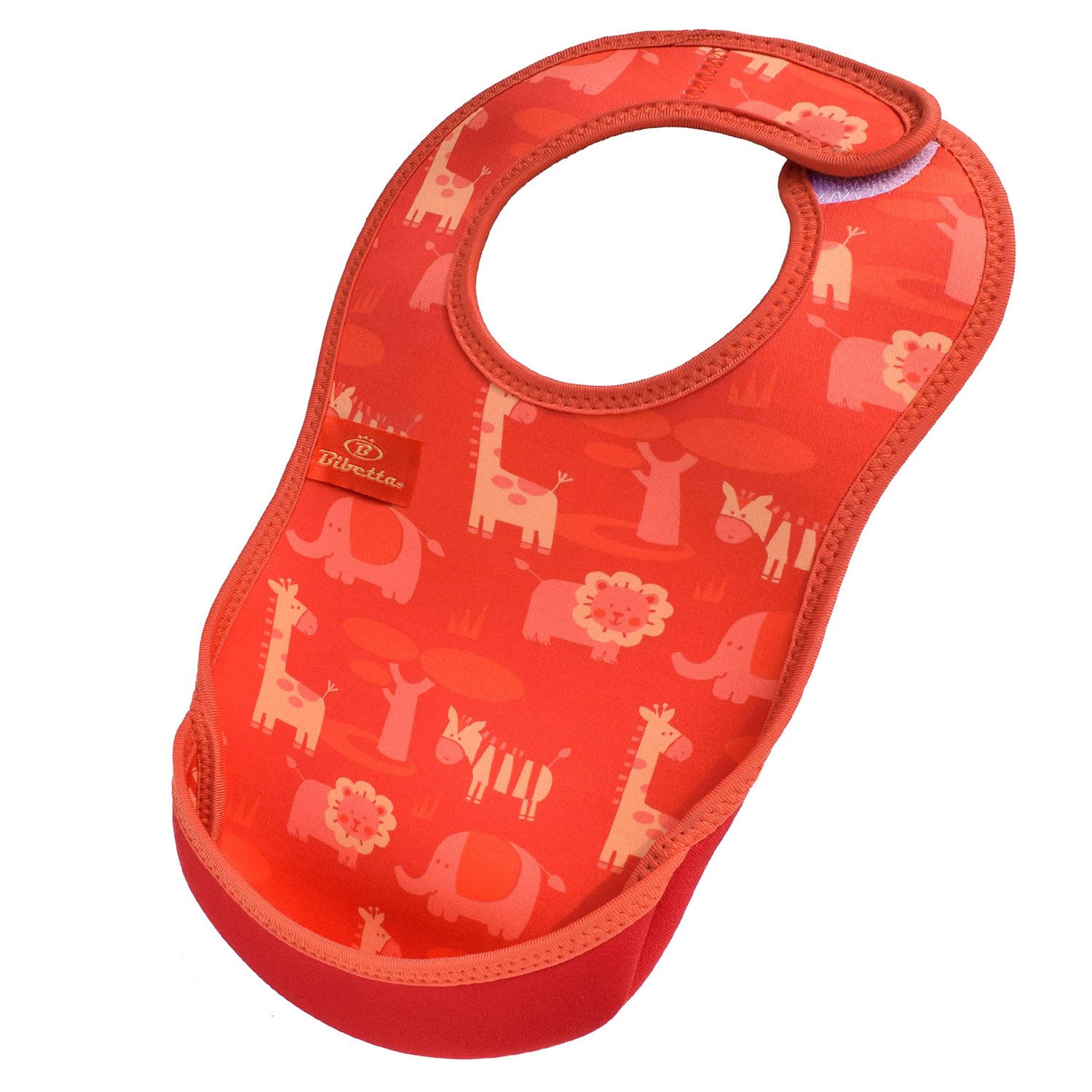 Bibetta Lätzchen aus besonders pflegeleichtem Neopren, (1-St), mit ausklappbarer Krümelfangtasche