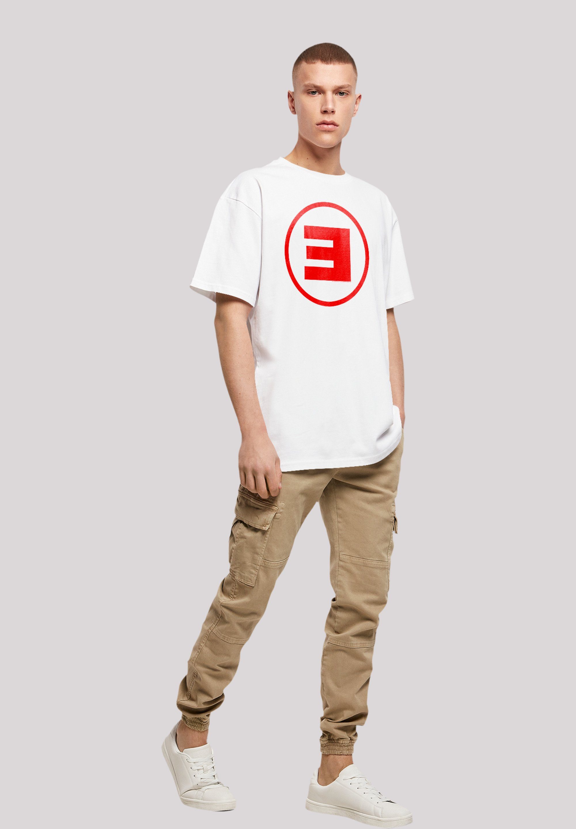 Rap Musik, Eminem Hip Off Circle Premium T-Shirt By Music Hop F4NT4STIC Rock weiß Qualität, E