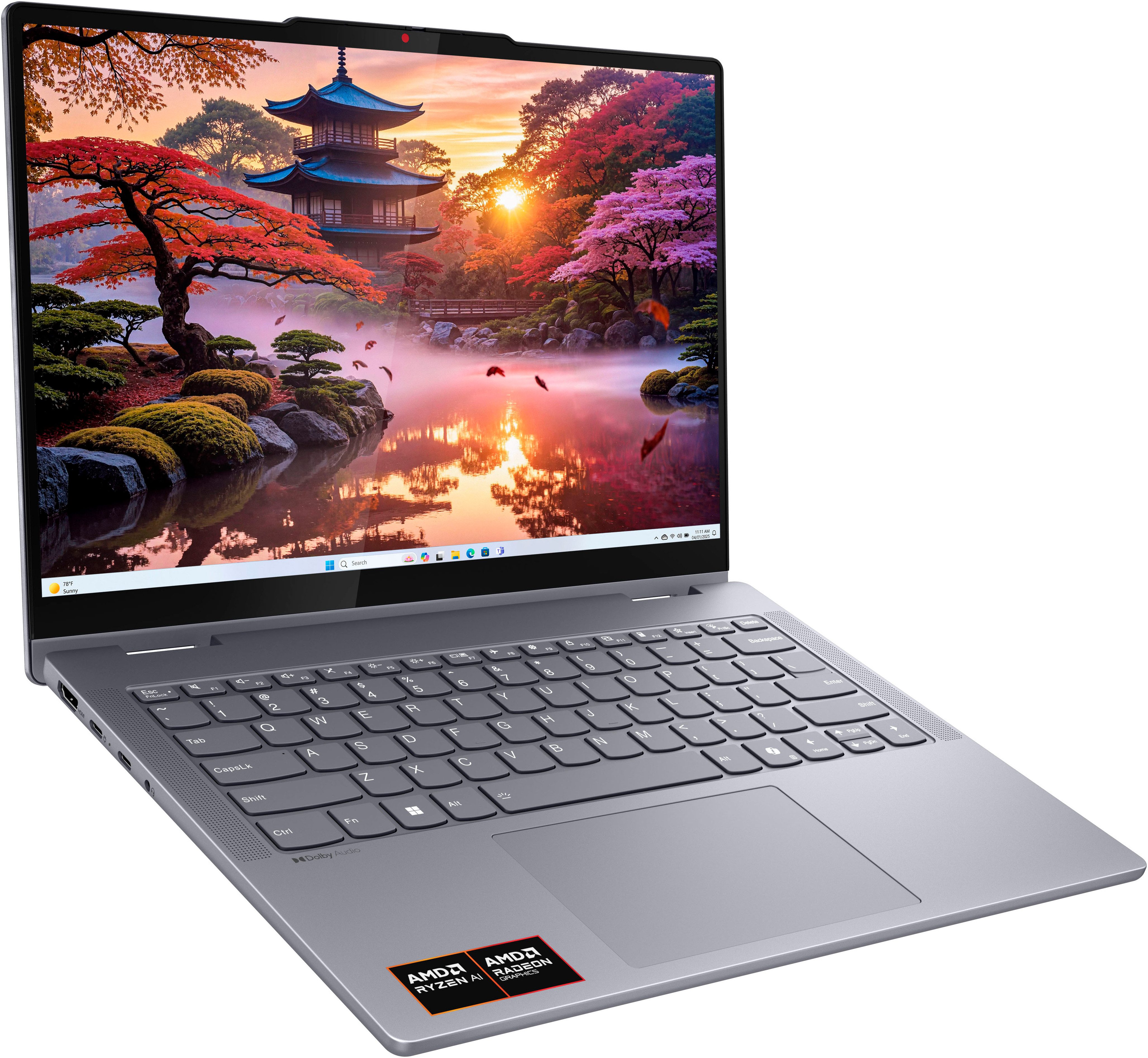 Lenovo IdeaPad 5 2-in-1 14AKP10 Convertible Notebook (35,56 cm/14 Zoll, AMD Ryzen™ AI 5 340, Radeon 840M, 16 GB, 512 GB SSD)