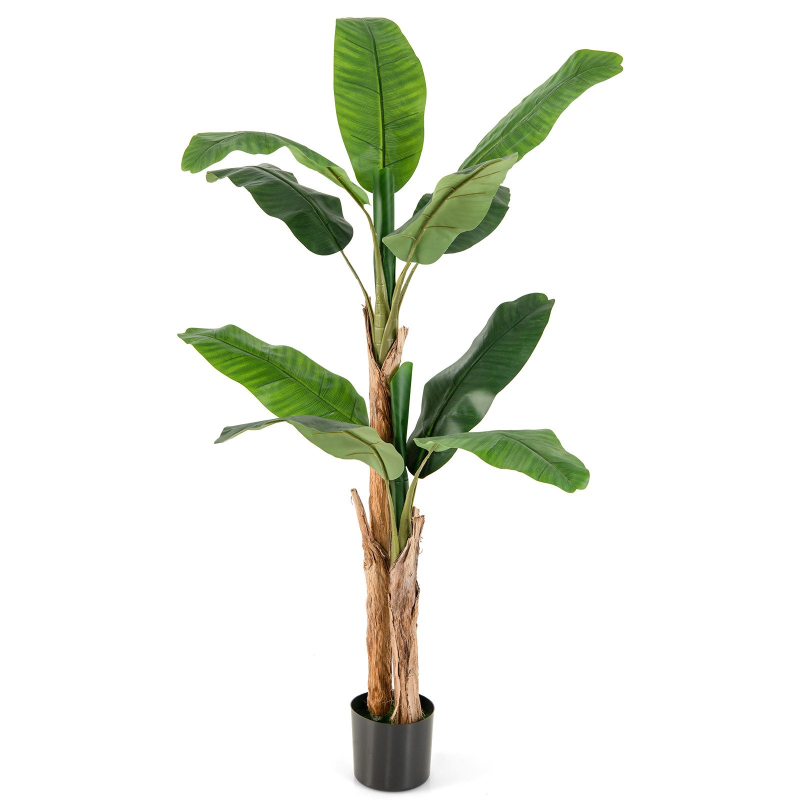 Kunstpflanze Bananenbaum, KOMFOTTEU, Höhe 165 cm, Künstliche Pflanze Banane günstig online kaufen