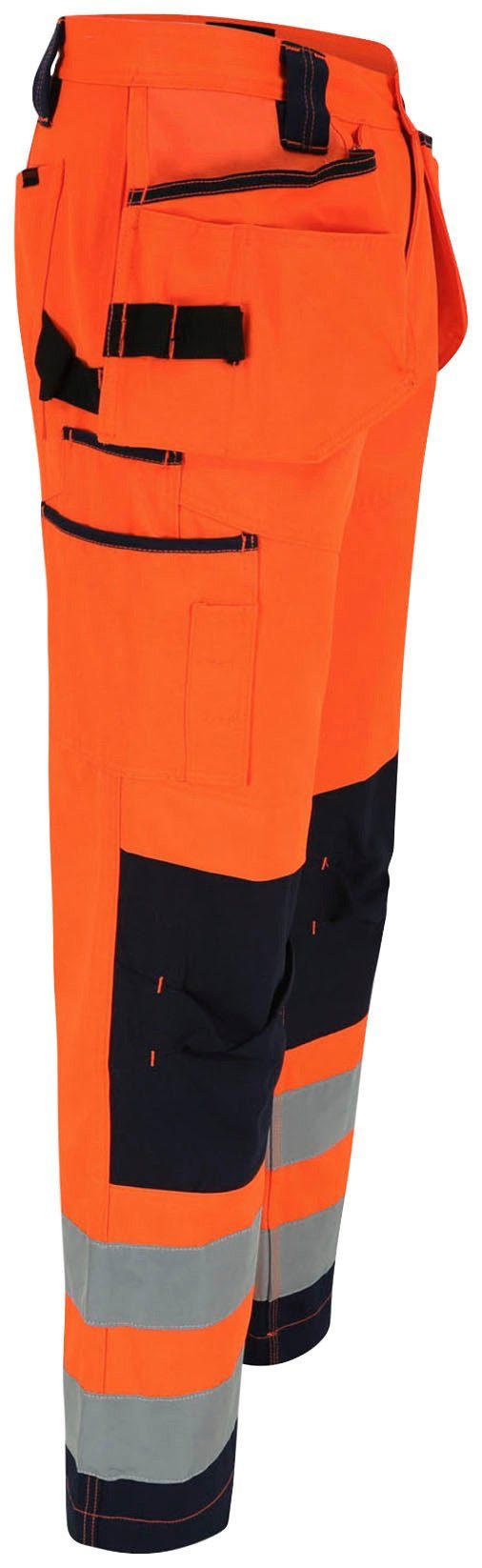 angenehm sehr Hose orange Herock feste viele Warnschutz Taschen, Arbeitshose Nageltaschen, Styx 2 Wasserabweisend,