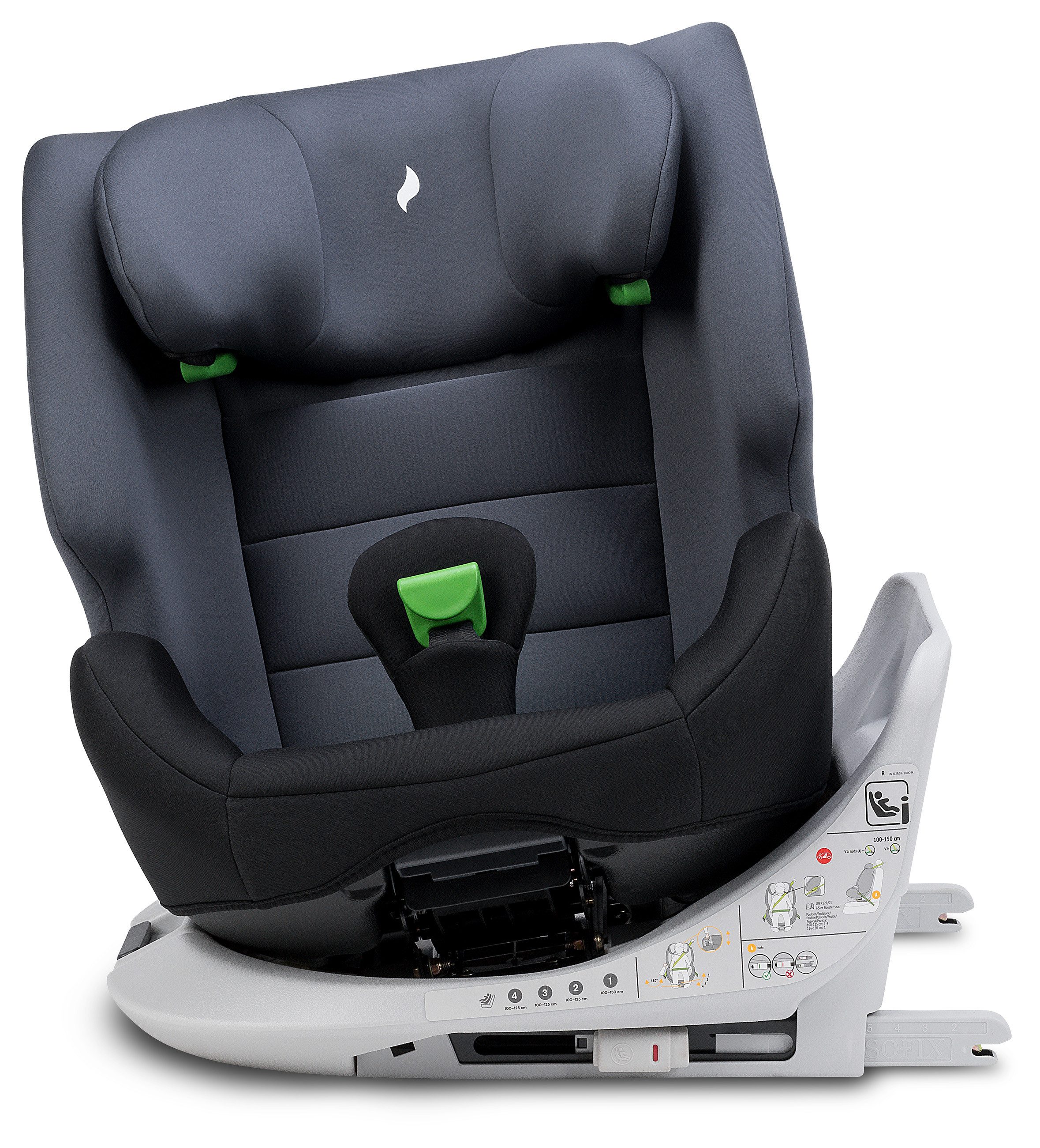 Osann Autokindersitz Four Maxi - 180 Grad drehbar, ab: 100 cm, bis: 150 cm, drehbarer Kindersitz mit viel Komfort und extra sicher