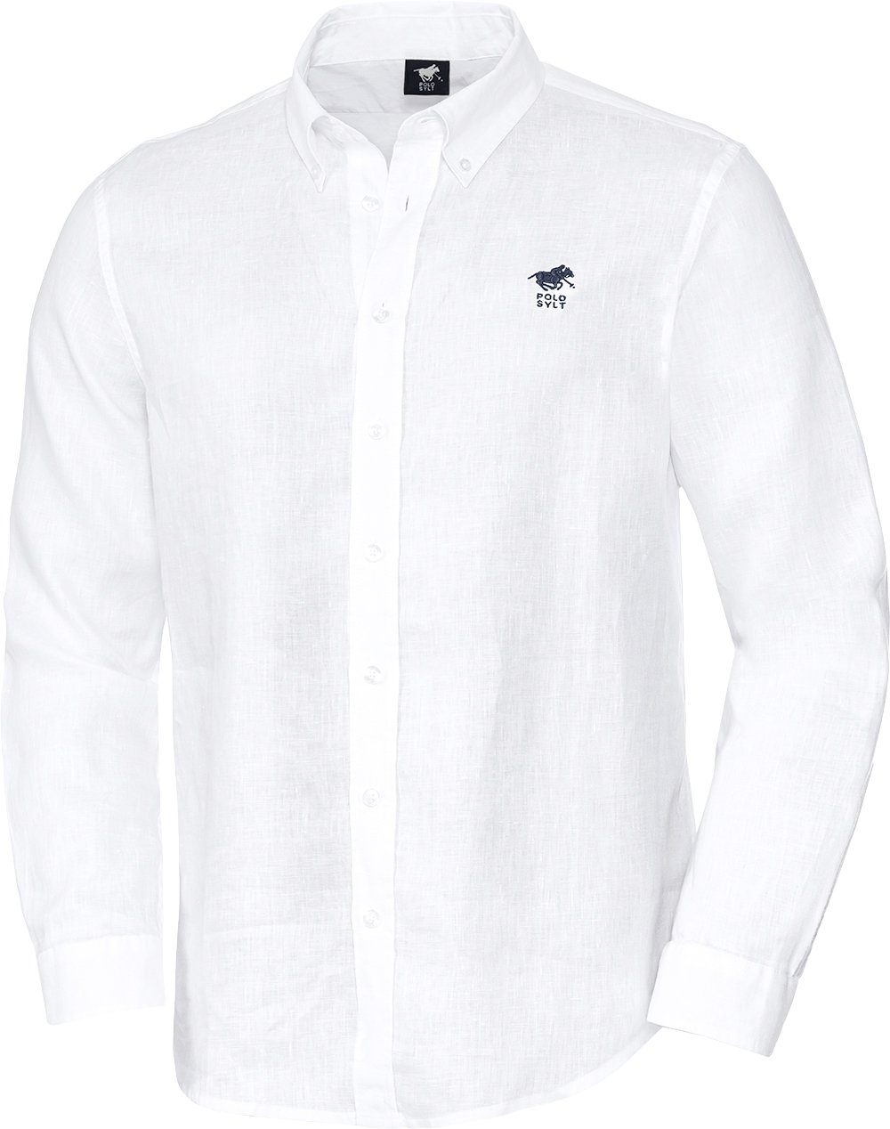Polo Sylt Langarmhemd Baumwoll-Leinen-Mix, natürlich thermoregulierend günstig online kaufen