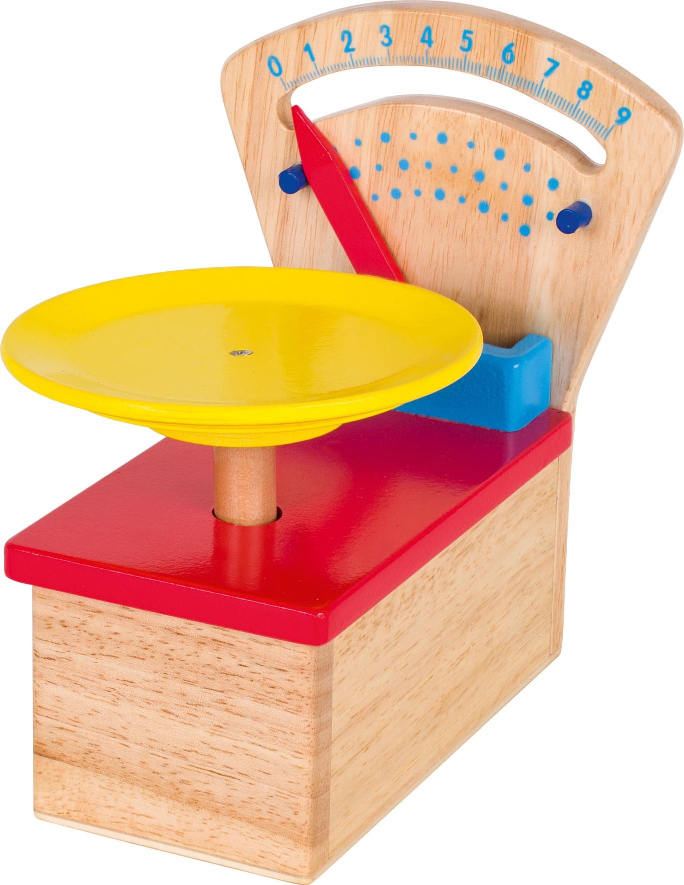 goki Kinder-Küchenwaage Waage – die klassische Tellerwaage aus Holz