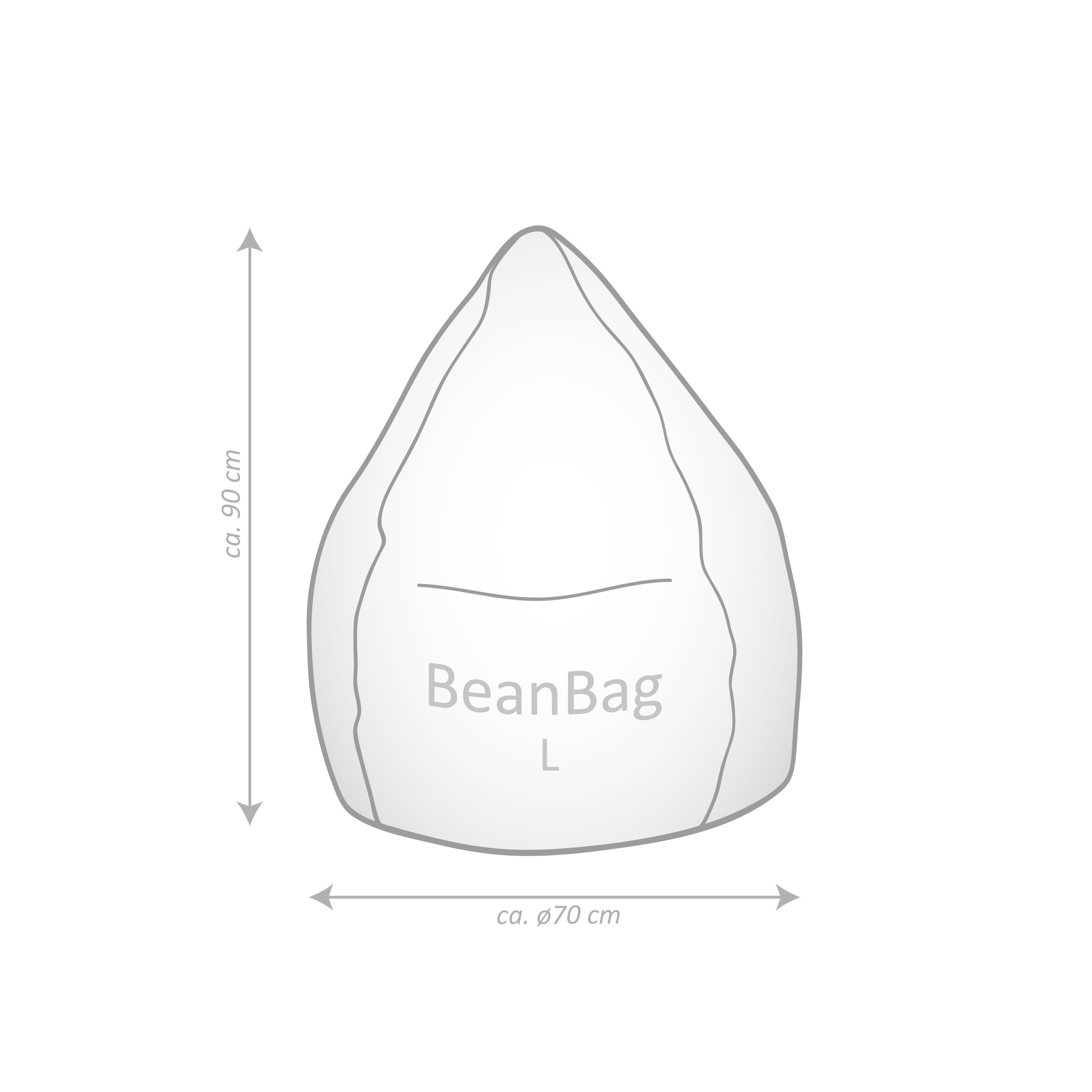 Sitting Point Sitzsack Bricks 120 l Bunt günstig online kaufen