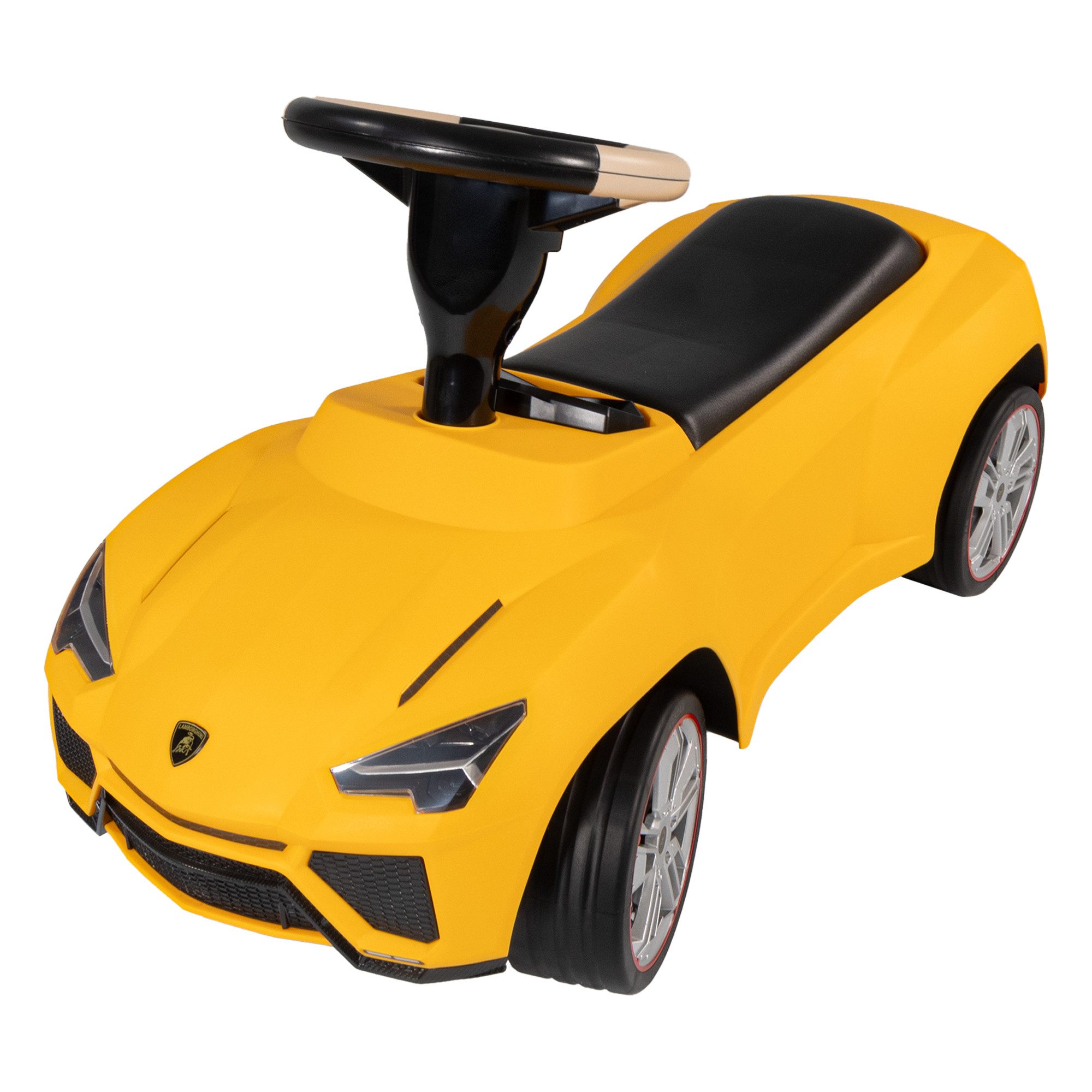 Lemodo Rutscherauto Rutschauto Lamborghini Urus gelb, Rutschfahrzeug ab 1 Jahr, für Kinder ab 18 Monate, offiziell lizenziert