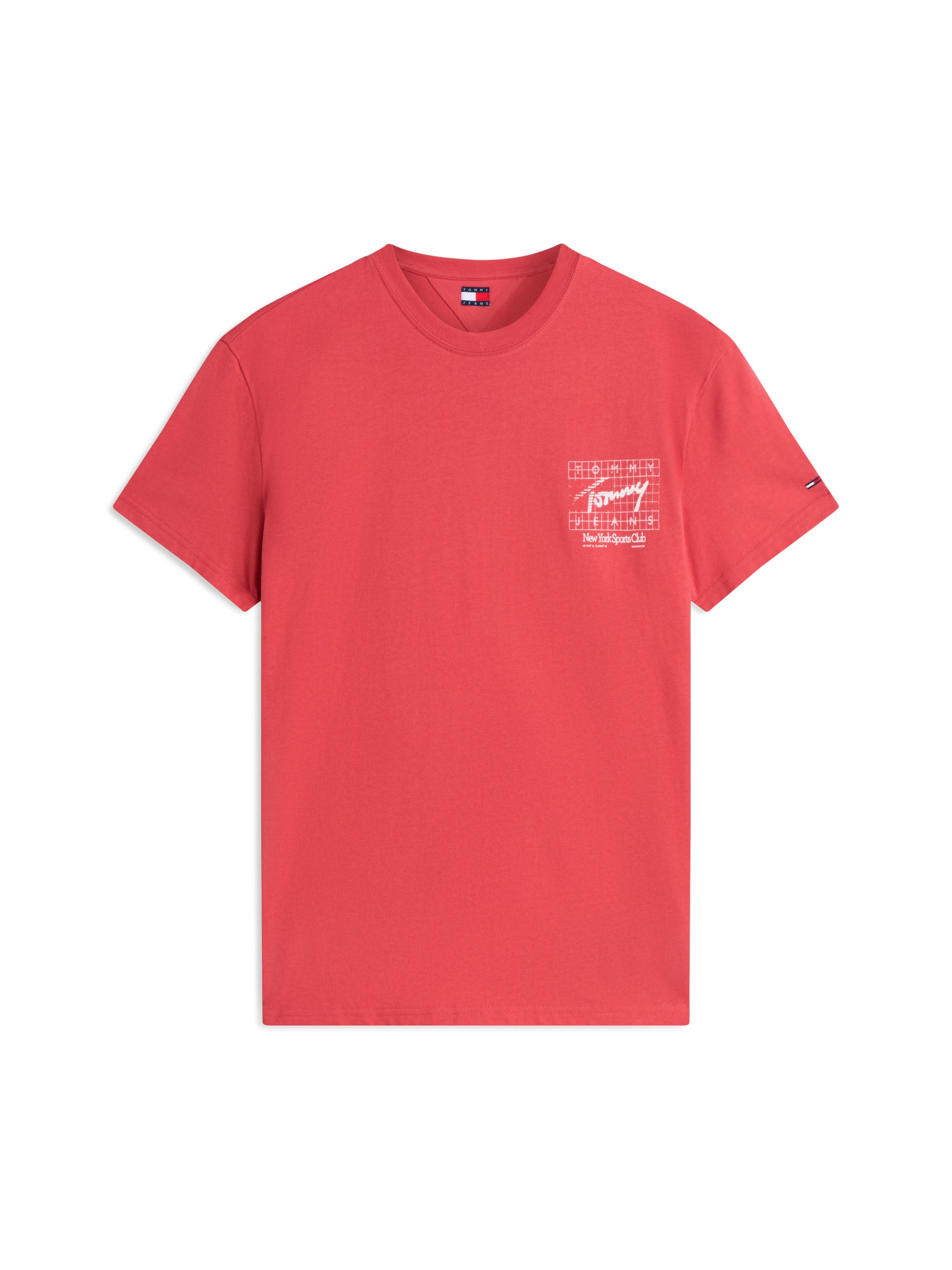 Tommy Jeans T-Shirt TJM REGULAR SIGNATURE FLAG – Bild 5 von 5