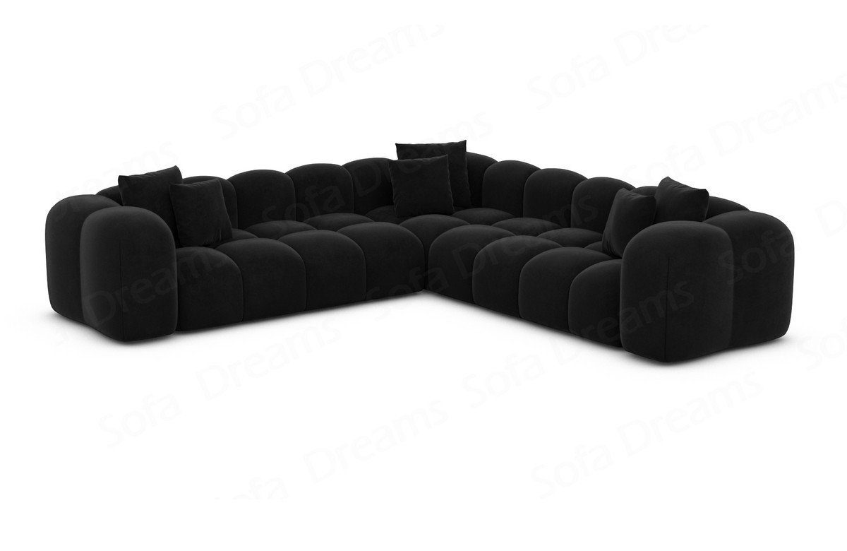 Sofa Dreams Ecksofa Design Stoff Samtstoff günstig online kaufen