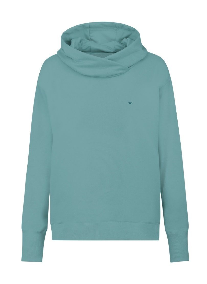 Trigema Sweatshirt TRIGEMA Hoodie in leichter Sweat-Qualität