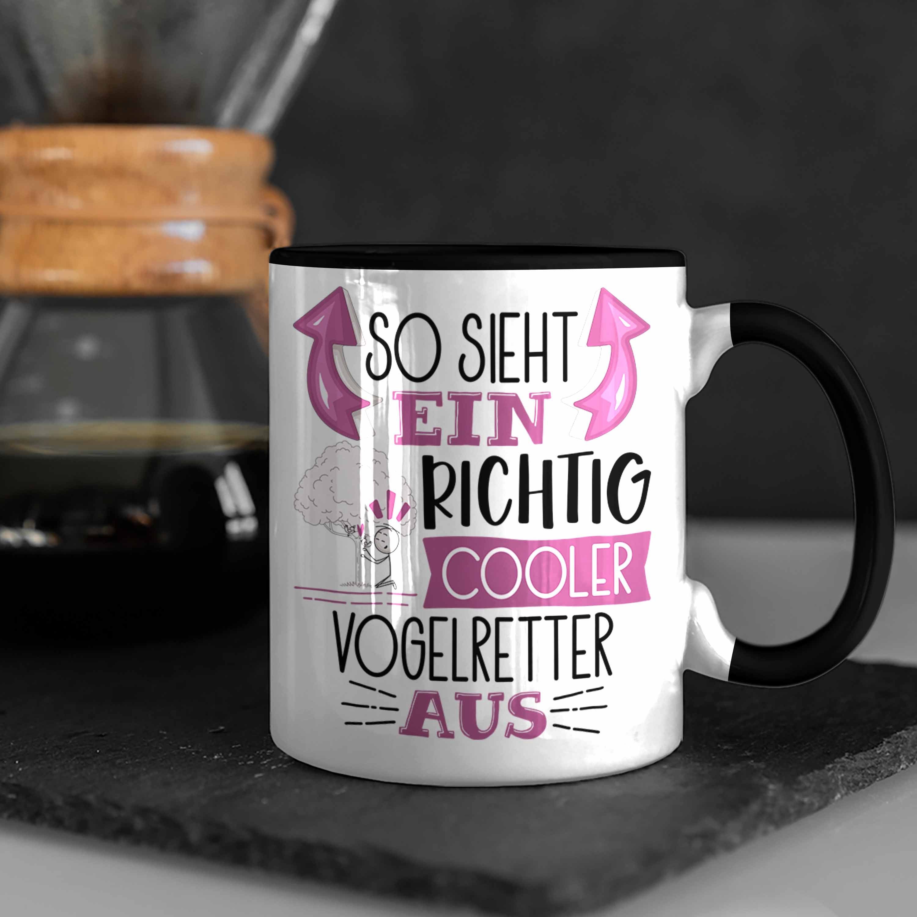 Tasse Cooler Vogelre So Ein Vogelretter Aus Trendation Geschenk Richtig für Tasse Sieht Schwarz